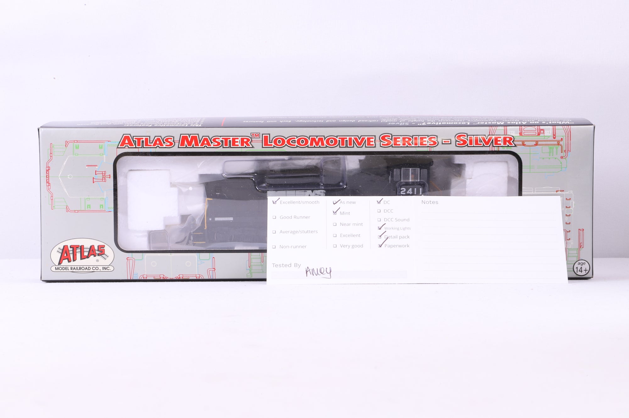 Atlas HO 9971 MP-15DC Norfolk Southern '2411'