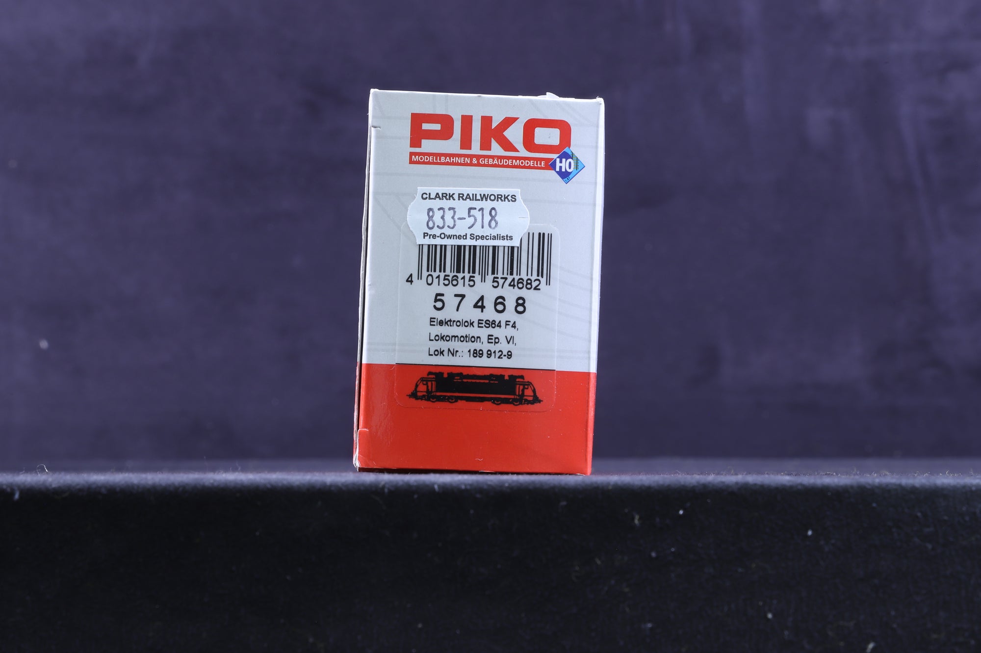 Piko HO 57468 BR189 189912-9 in EU CREAM Livery