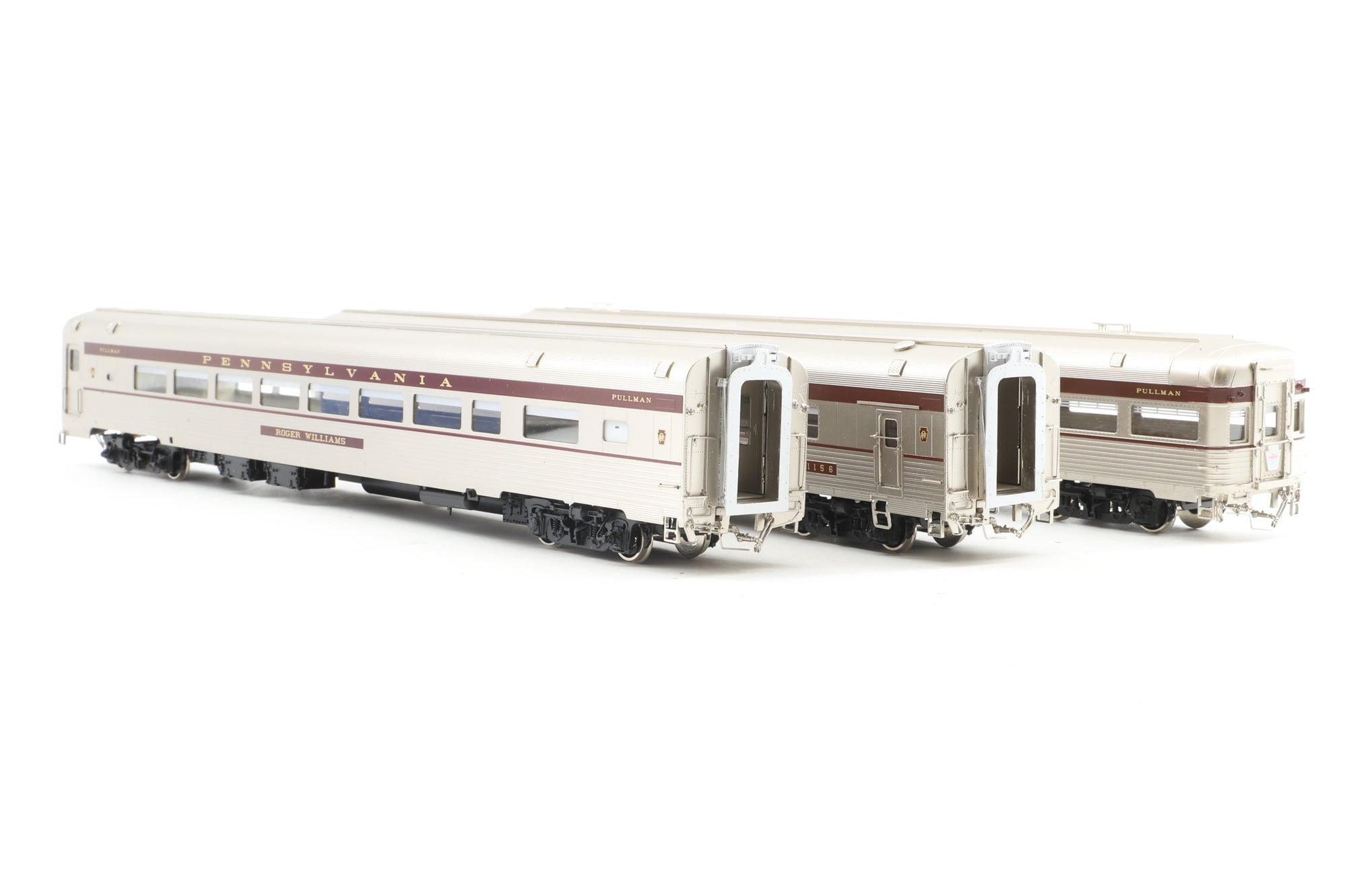 Samhongsa/Challenger Imports HO Brass Rake of 14 Pennsylvania Railroad 'Senator', S-1, S-2 & S-F1