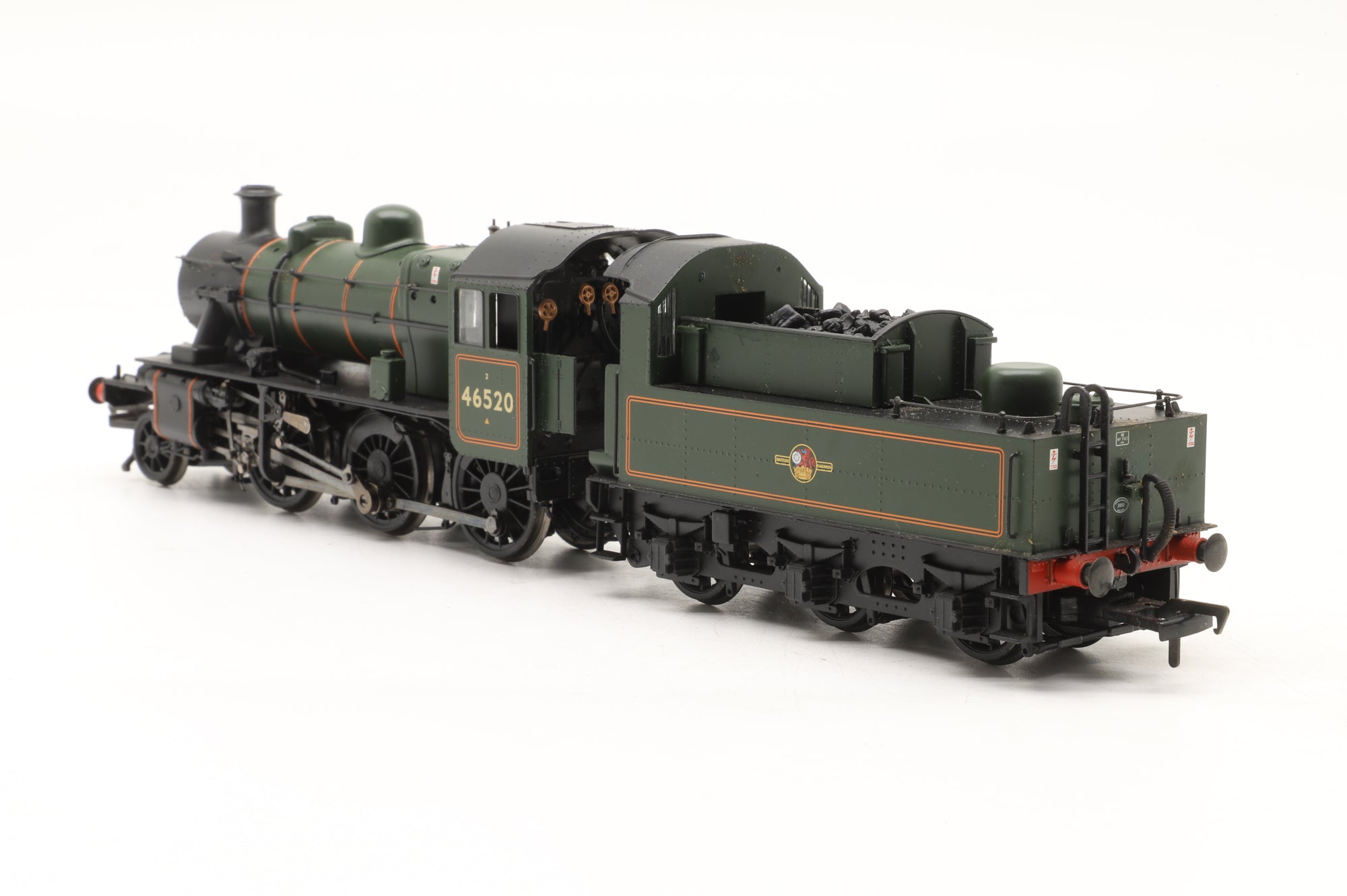 Bachmann OO 32-828 Ivatt Class 2 '46520' BR Green Lined L/C