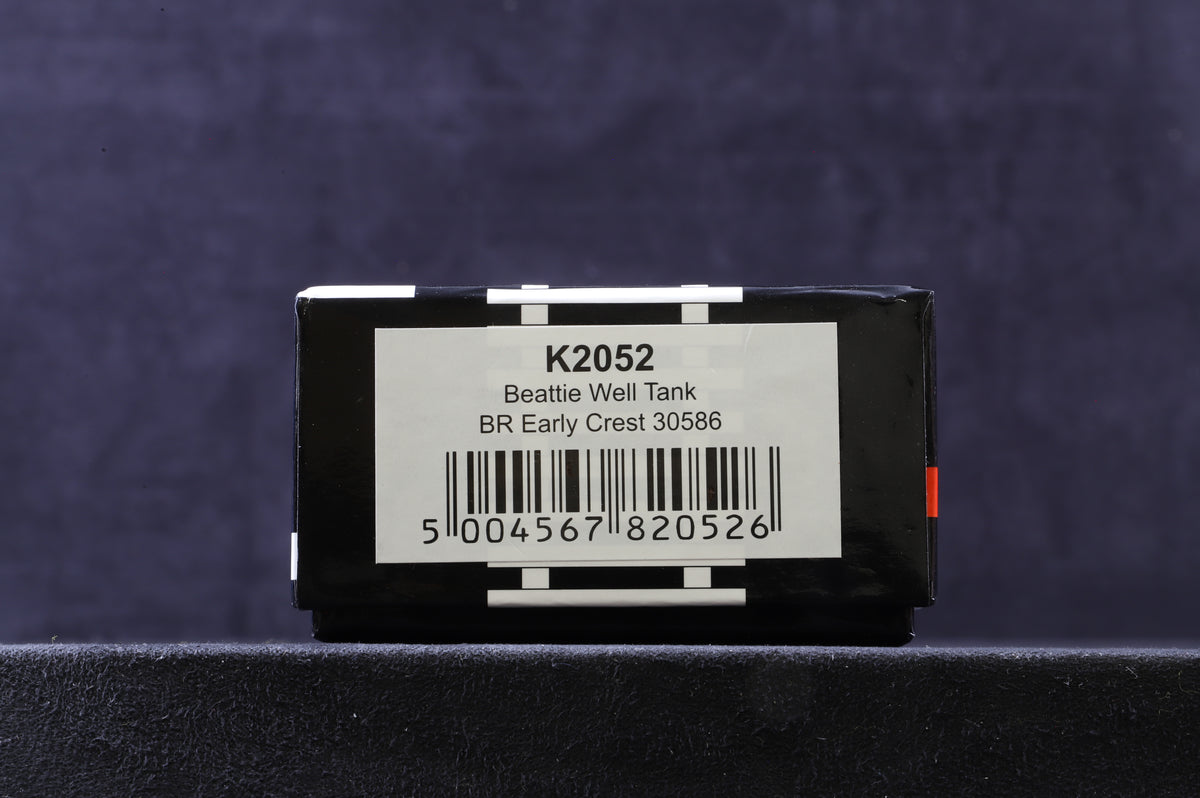 KMRC OO K2052 Beattie Well Tank 30586 in BR Black with Early Crests