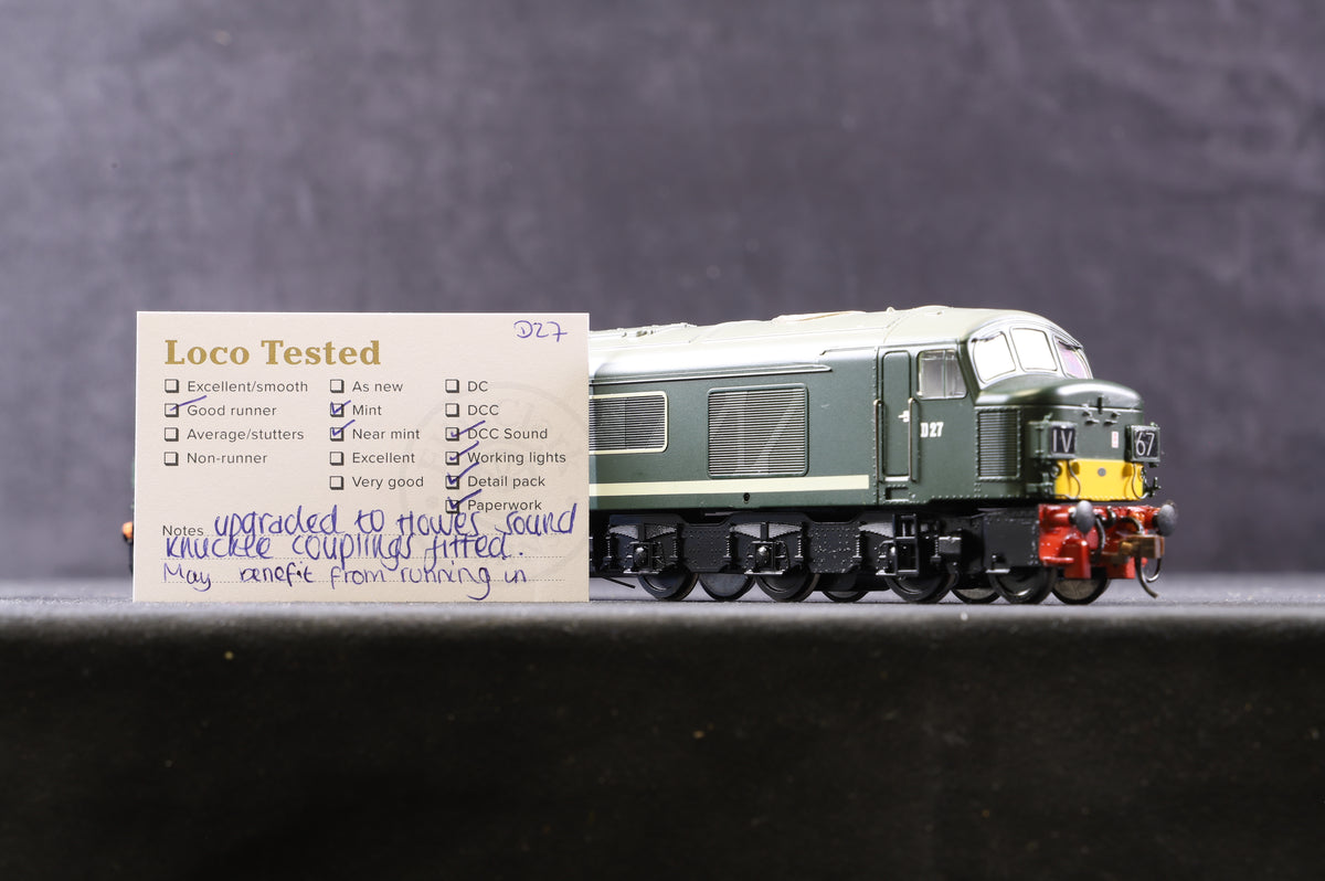 Bachmann OO 32-679DS Class 45 Diesel BR Green &#39;D27&#39;