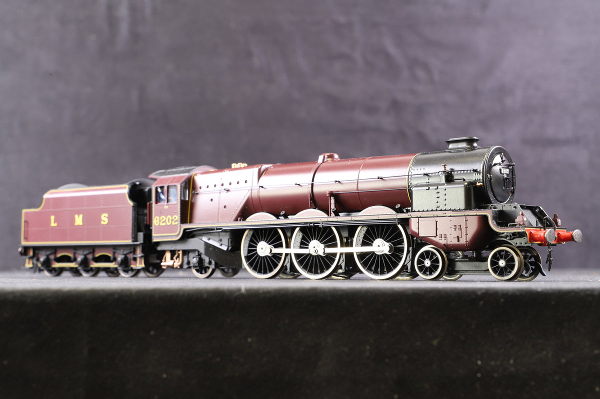 Hornby OO R30134TXS LMS Princess Royal Class &#39;The Turbomotive&#39; 40602 &#39;6202&#39;, DCC Sound