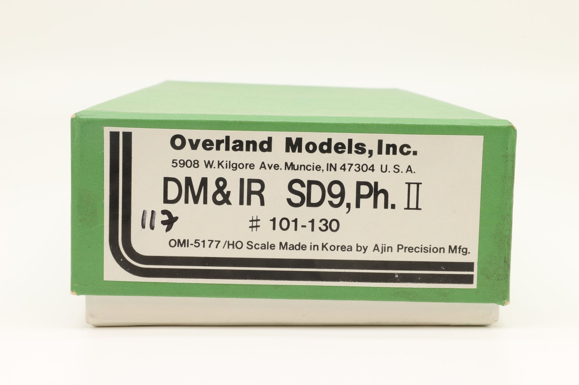 Overland Models/Ajin Precision HO Brass SD9 #117 in DM&IR Livery - Weathered