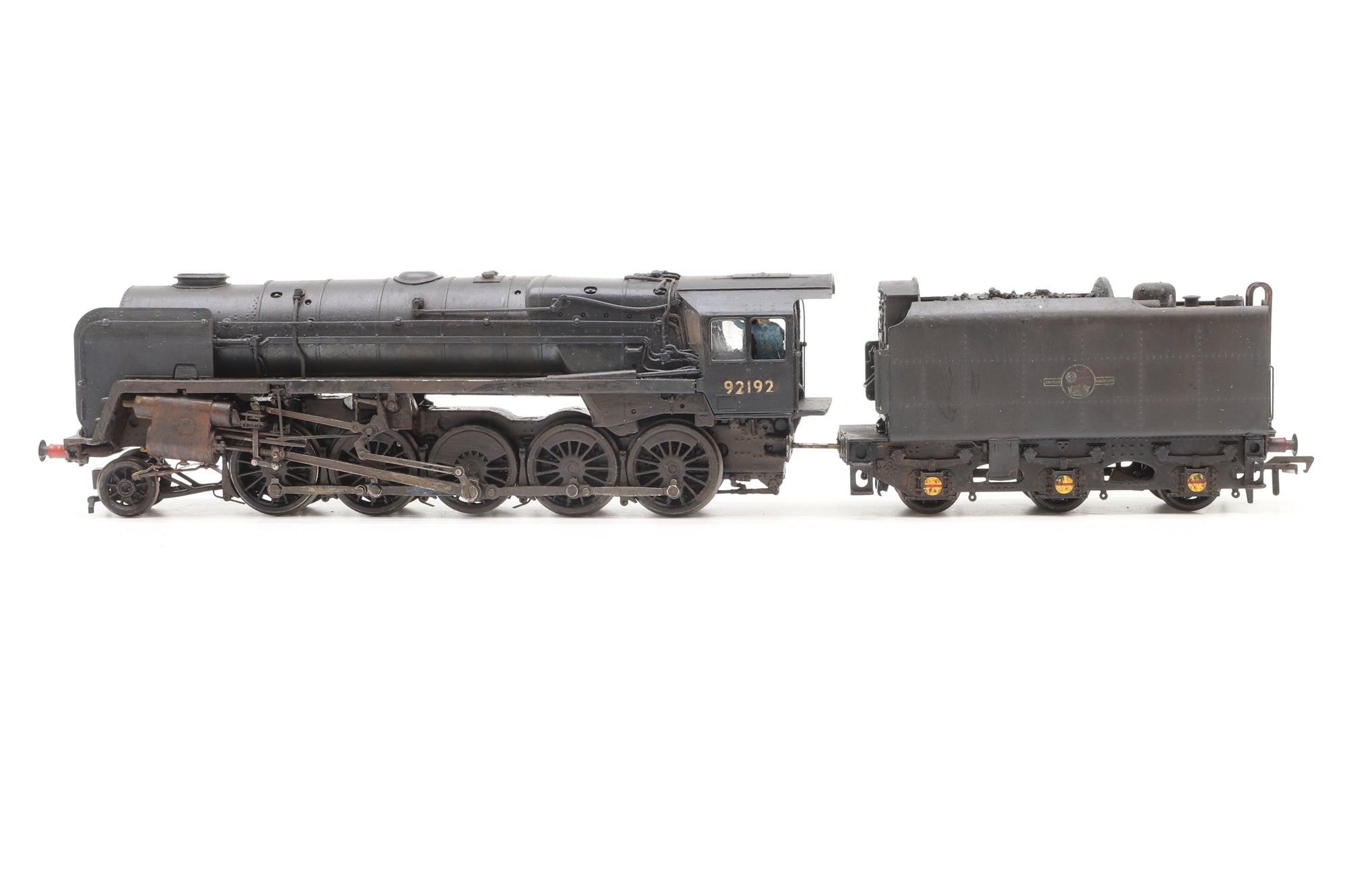 Bachmann OO 32-851 9F 2-10-0 Standard '92192' D/Chimney BR Late Crest Black BR1F Tender Weathered DCC Fitted