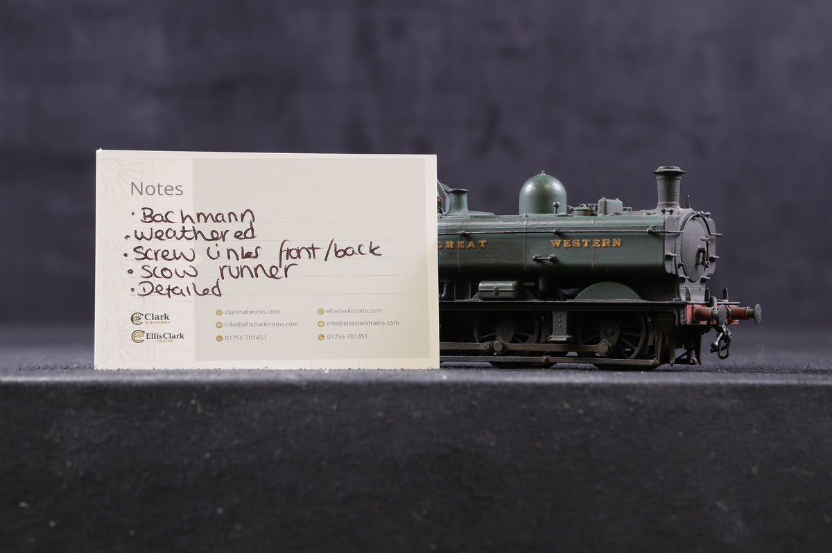 Bachmann OO Pannier Tank 0-6-0 &#39;8752&#39; GWR Green Weathered