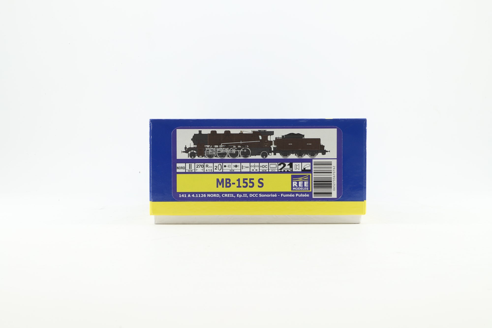 REE Models HO MB-155S Class 141-A 23526 in Nord 'Chocolat' - DCC Sound w/Smoke