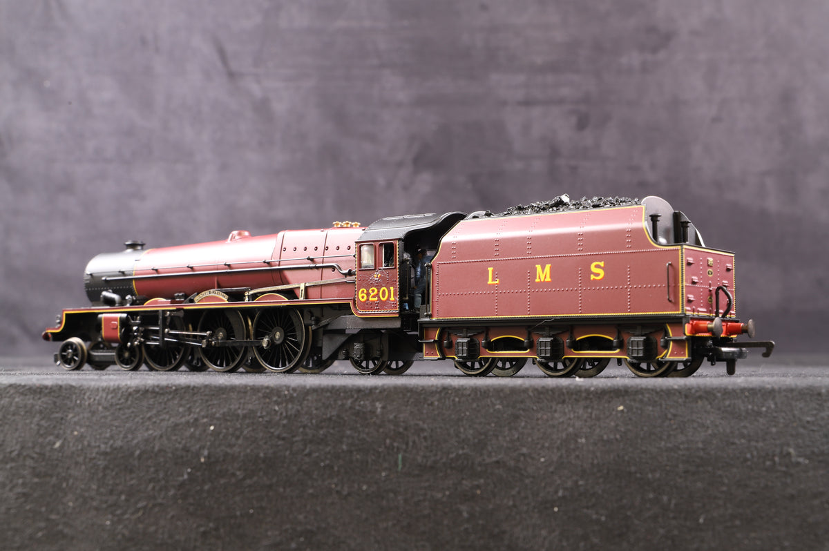 Hornby OO R2225 Princess Class 4-6-2 &#39;6201&#39; &#39;Princess Elizabeth&#39; LMS Crimson