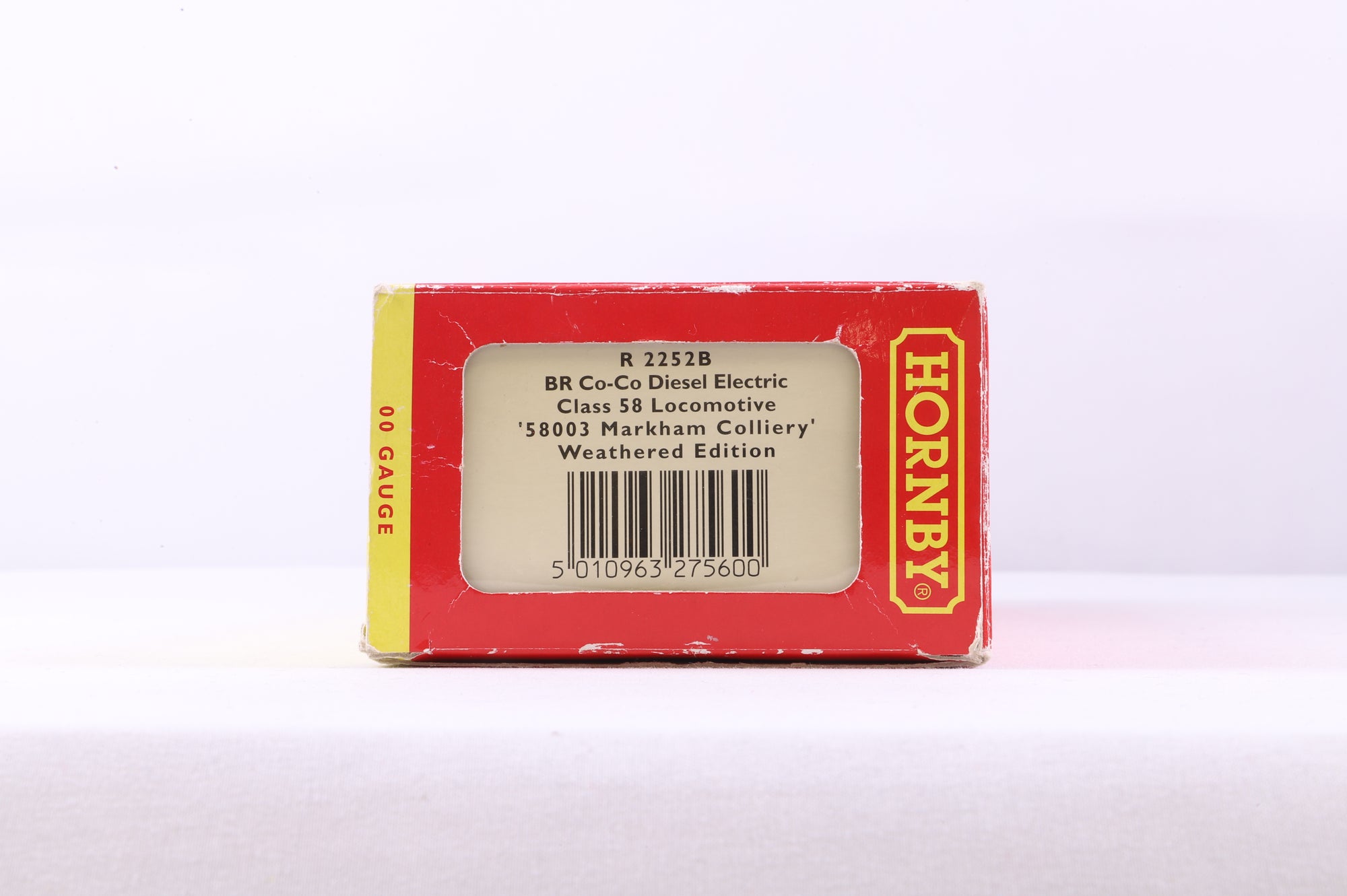 Hornby OO R2252B Class 58 58003 'Markham Colliery' in BR Railfreight Coal Sector Grey - Weathered