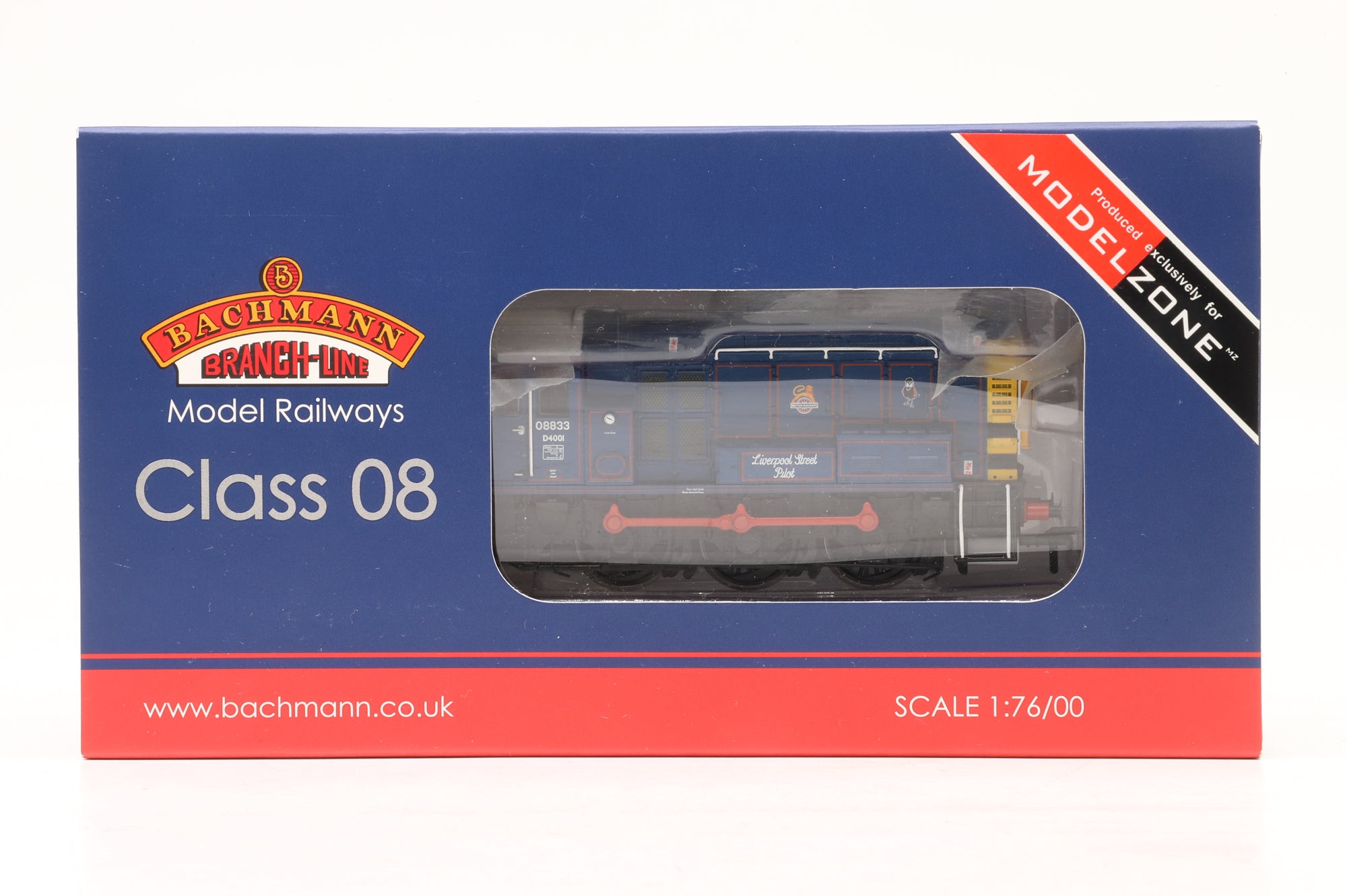Bachmann OO 32-111Y Class 08 '08833' Diesel Shunter 'Liverpool Street Pilot' Ltd Ed 28/512
