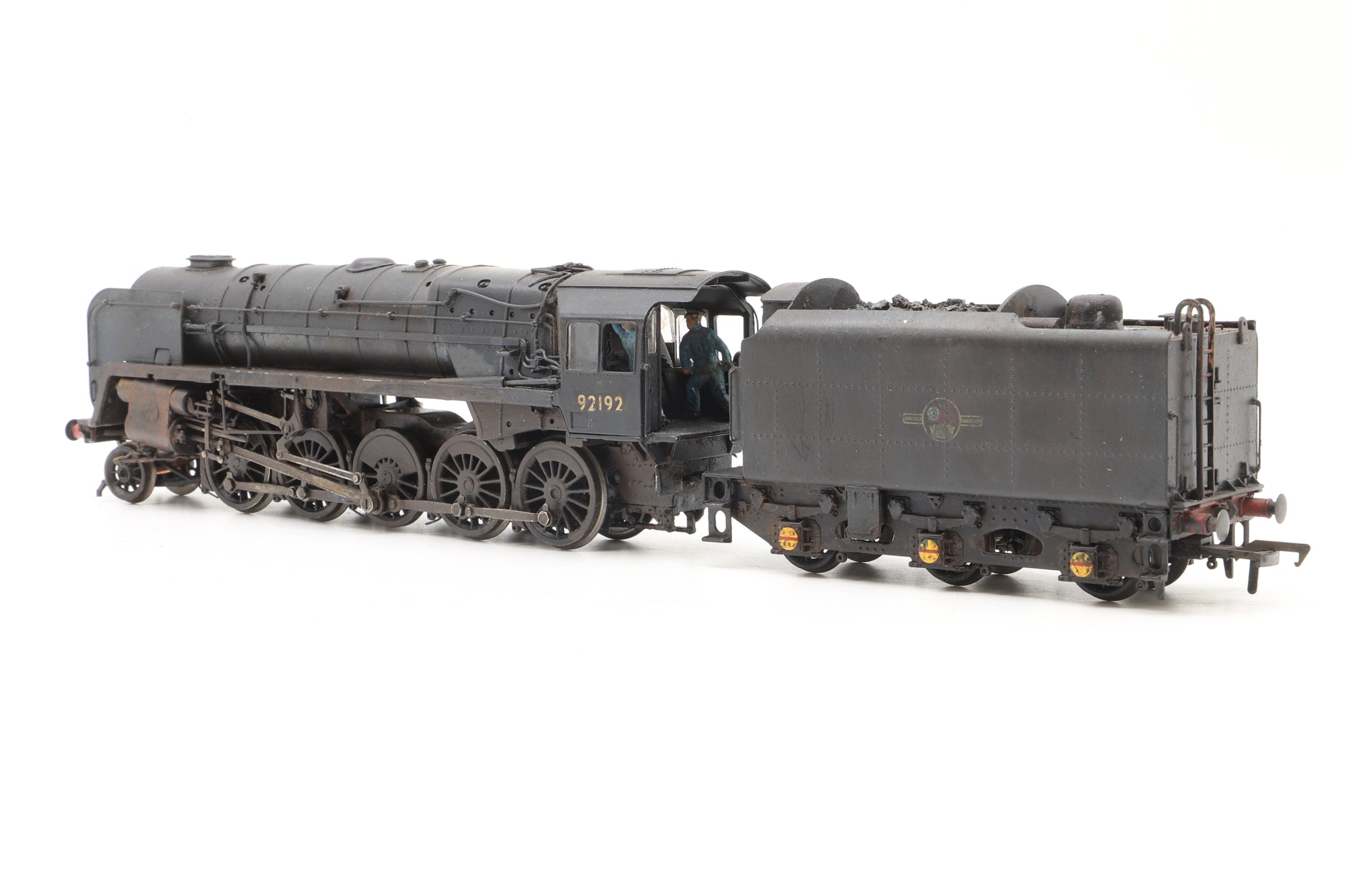 Bachmann OO 32-851 9F 2-10-0 Standard '92192' D/Chimney BR Late Crest Black BR1F Tender Weathered DCC Fitted