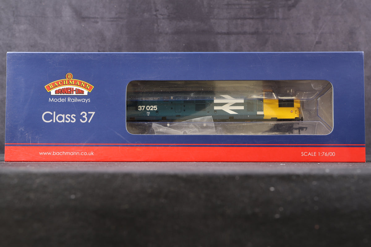 Bachmann OO 32-780RJ Class 37/0 &#39;37025&#39; &#39;Inverness TMD&#39; BR Blue Large Logo Regional Excl. Model