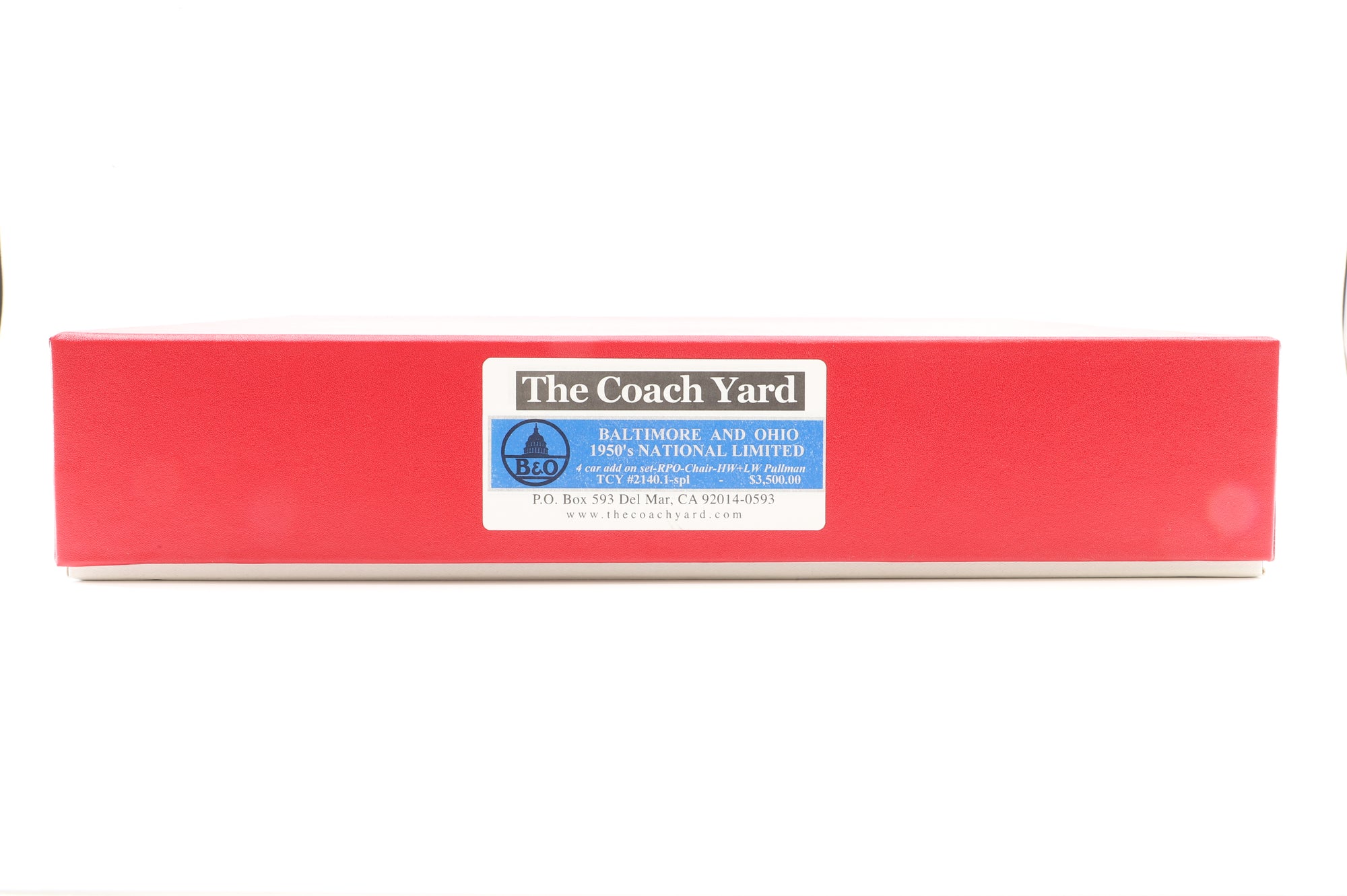 The Coach Yard HO Brass 2140m Passenger car add on set B&O BALTIMORE & OHIO