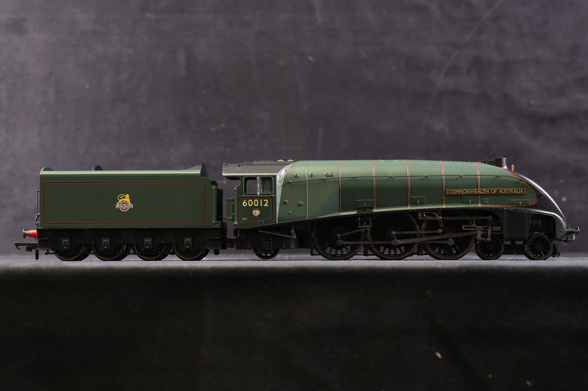 Hornby OO R2825 Class A4 &#39;60012&#39; &#39;Commonwealth Of Austrailia&#39; BR Green L/C, Ltd Ed 168/ 1000