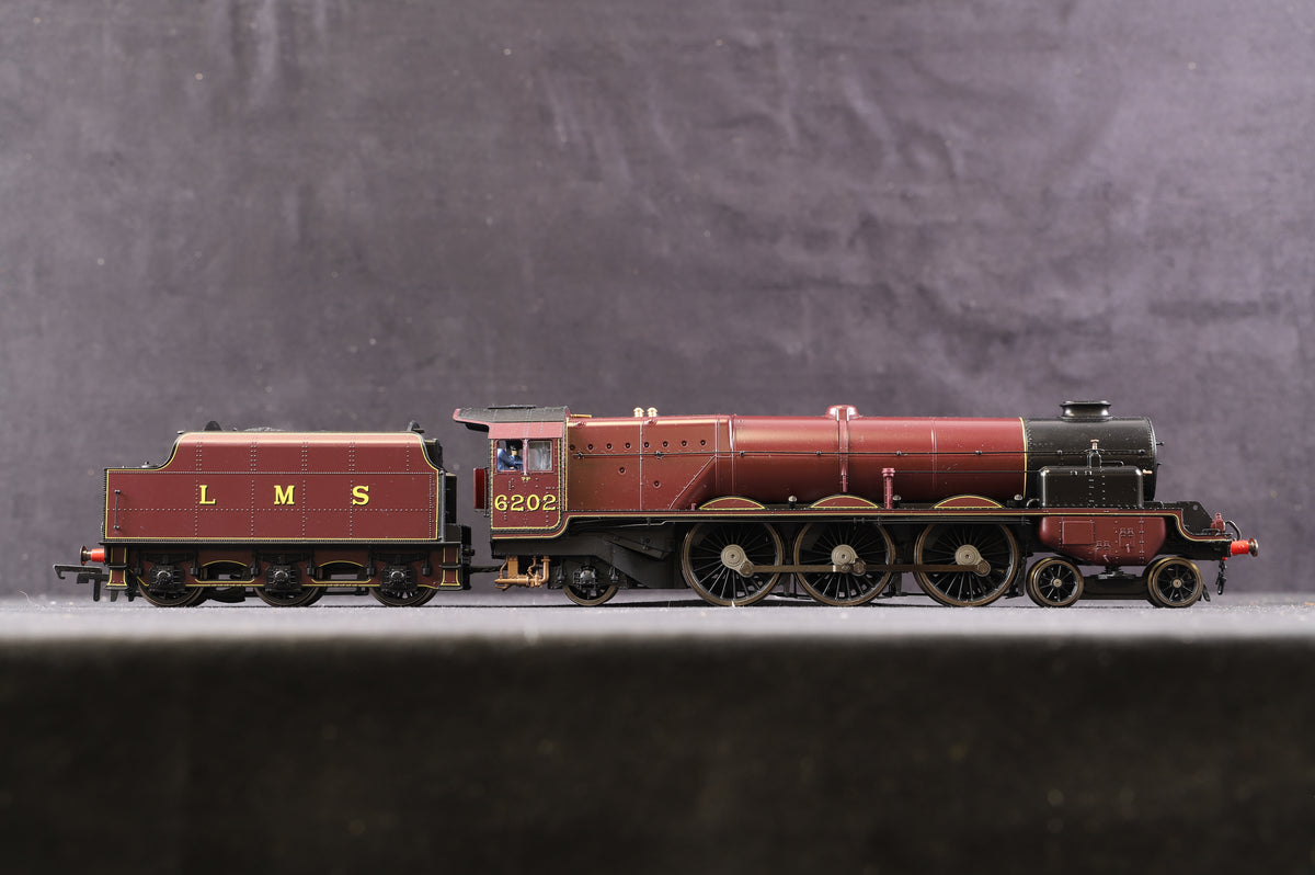 Hornby OO R30134TXS LMS Princess Royal Class &#39;The Turbomotive&#39; 40602 &#39;6202&#39;, DCC Sound