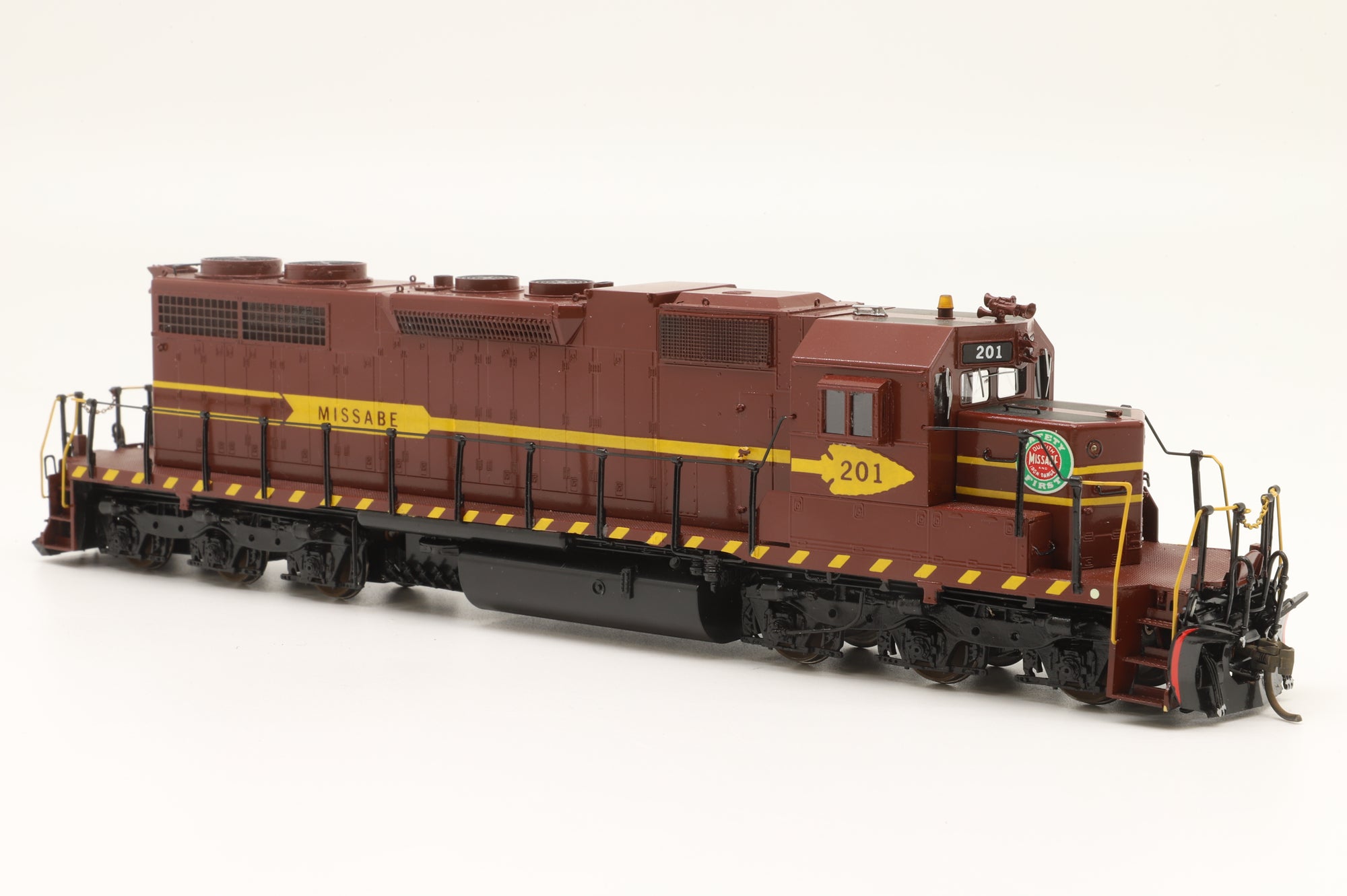 Overland Models/Ajin Precision HO Brass SD38AC #201 in DM&IR Livery - DCC
