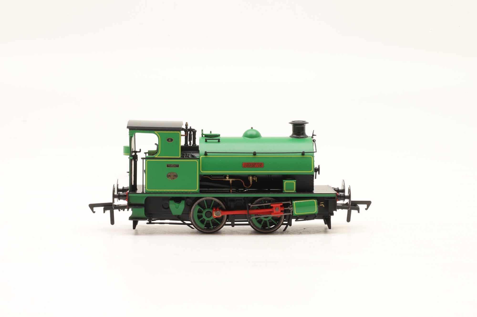 Dapol OO 4S-024-001 Hawthorn Leslie 040 Green Lined Yellow 'Asbestos' No. 4