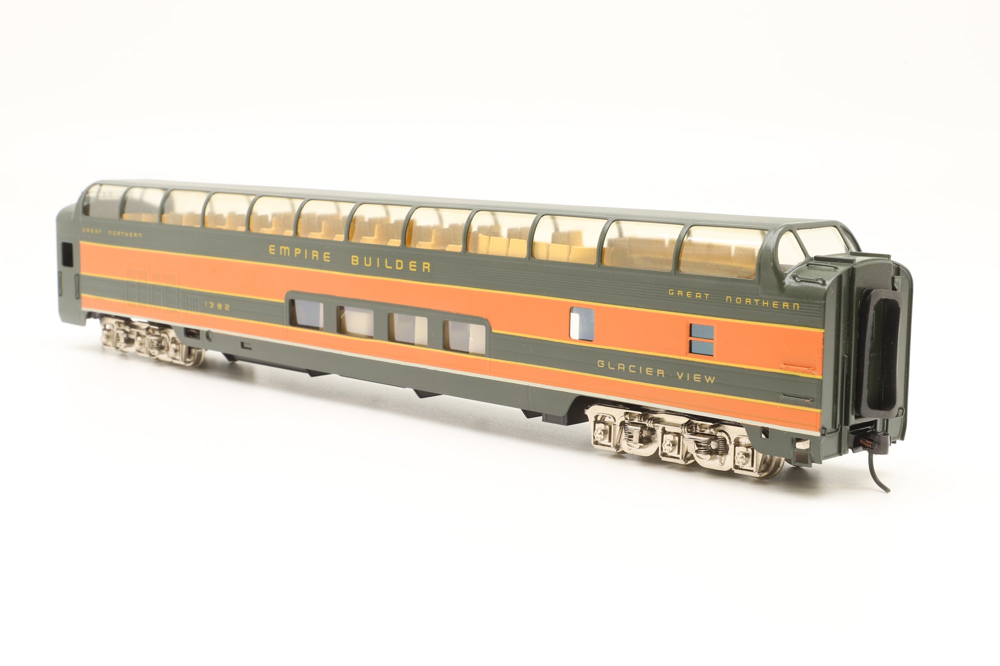 Oriental Limited HO Brass Rake of 5 Great Northern Streamlined Empire Builder Cars