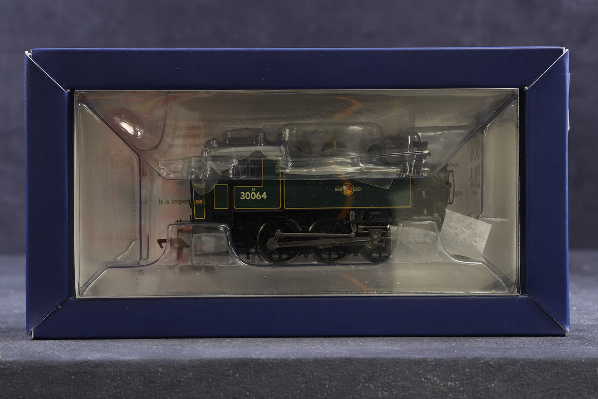 Bachmann OO MR-104 USA Class 0-6-0T &#39;30064&#39; BR Lined Green L/Crest, Model Rail Excl.