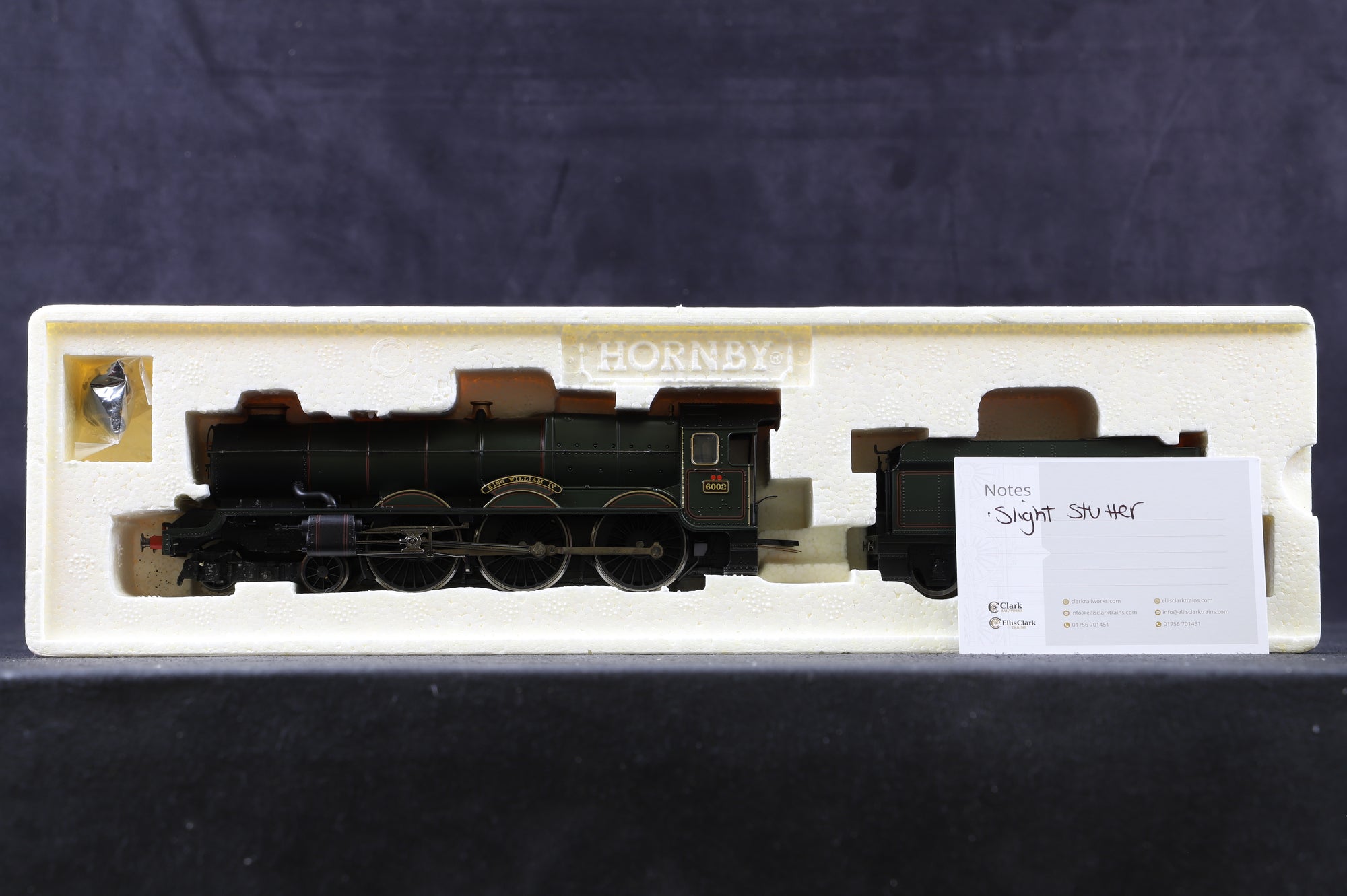 Hornby OO R2234 BR King Class '6002' 'King William IV' BR Lined Green L/C