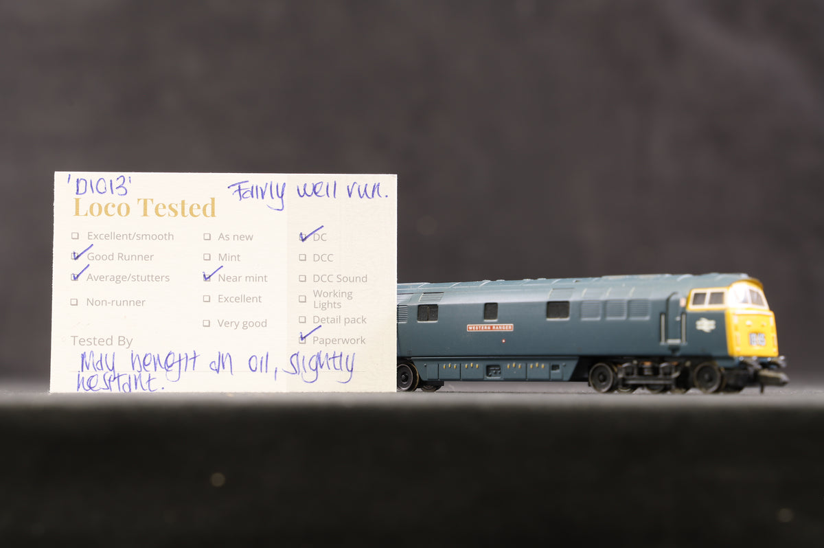 Graham Farish N 371-402 Class 52 BR Blue &#39;D1013&#39; &#39;Western Ranger&#39;