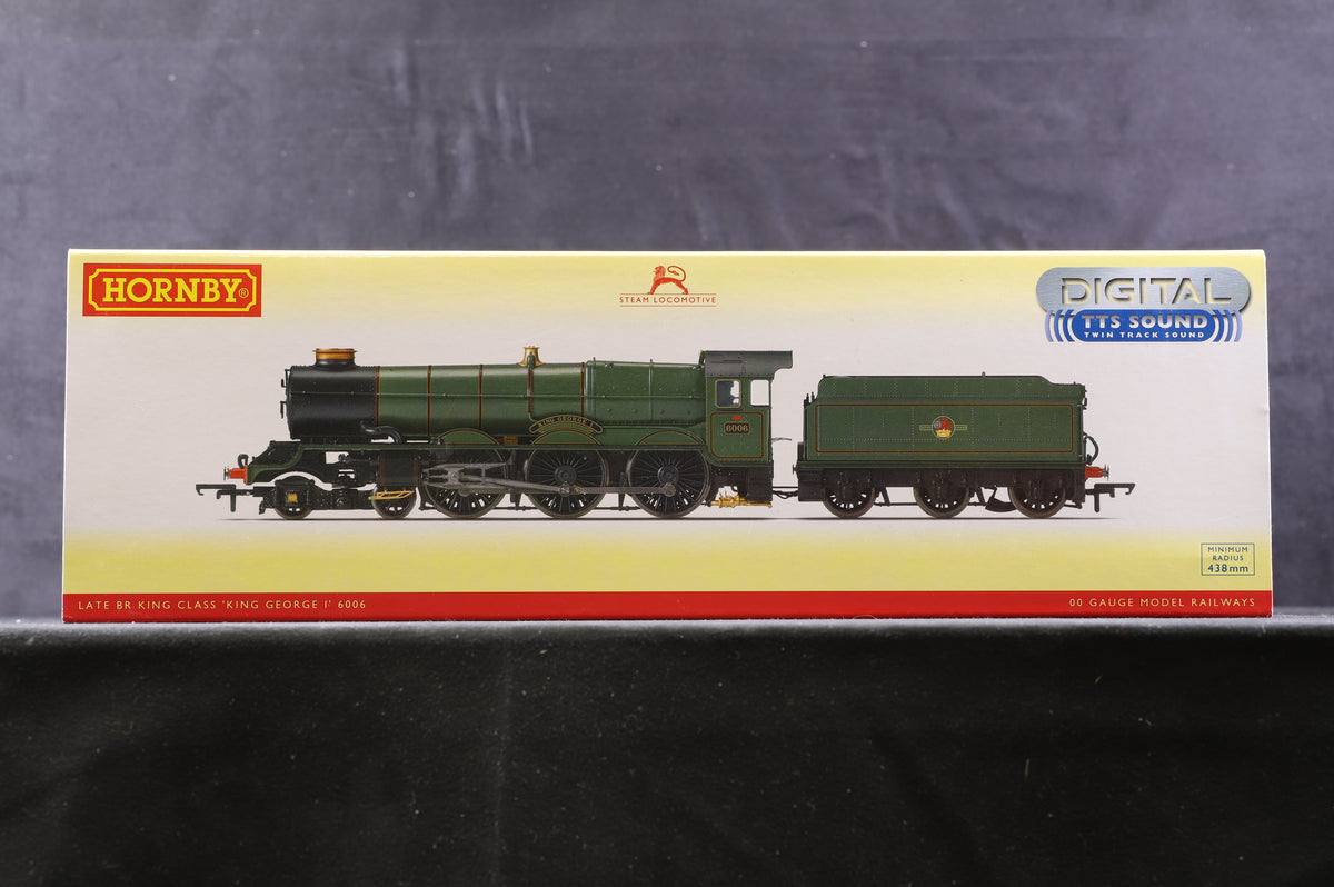 Hornby OO R3384TTS BR (Late) King Class &#39;King George I&#39; &#39;6006&#39;, DCC Sound