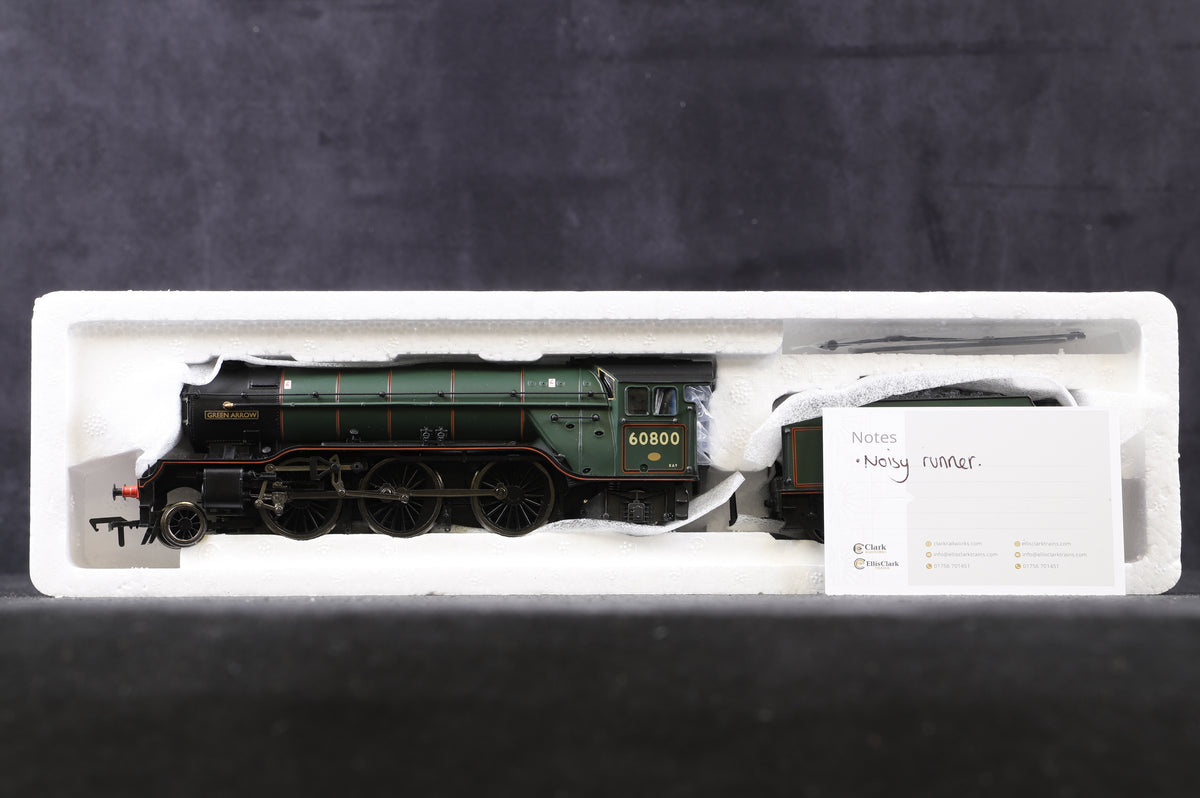 Bachmann OO 31-559 Class V2 &#39;60800&#39; &#39;Green Arrow&#39; BR Green L/C