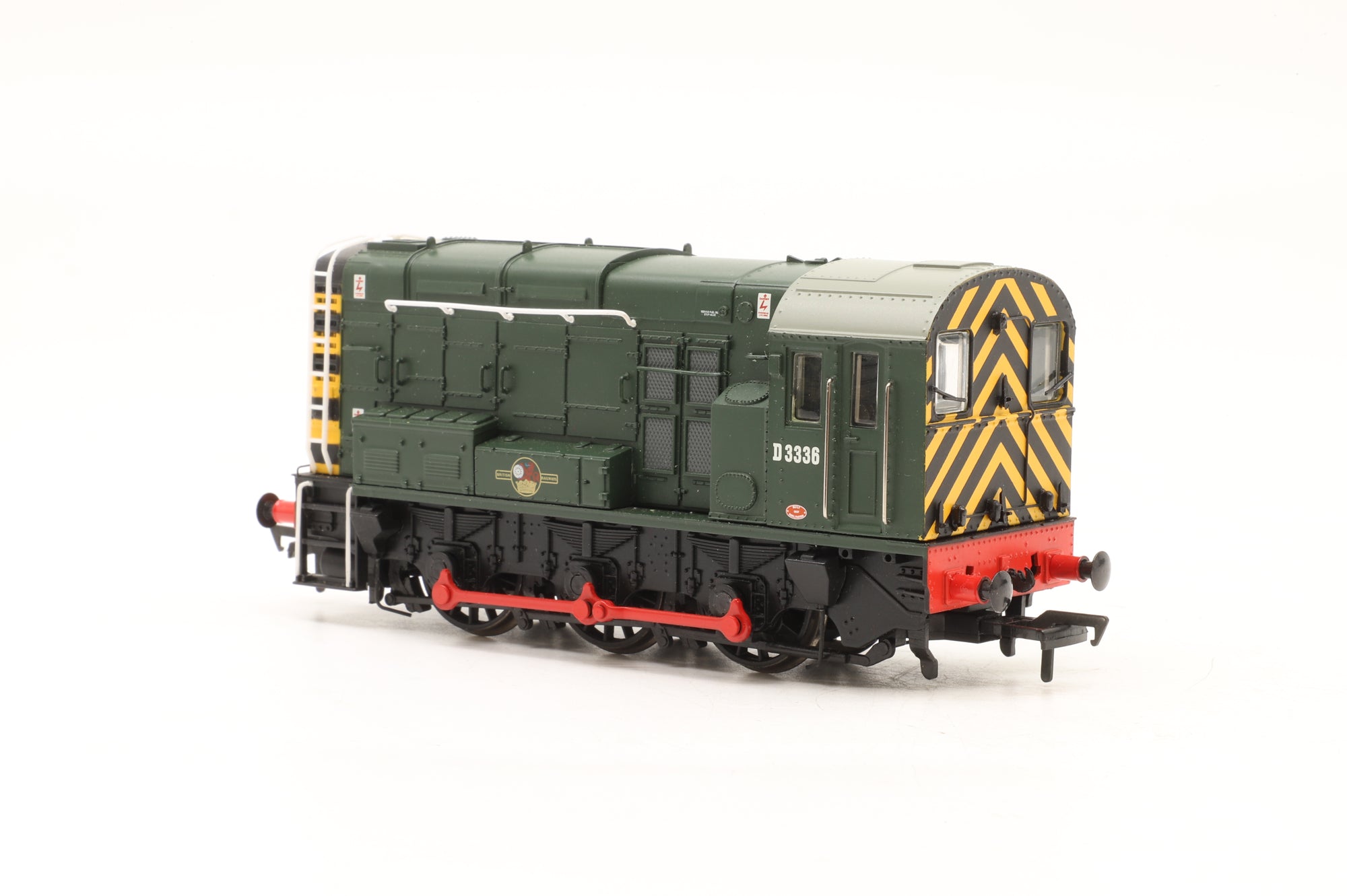 Bachmann OO 32-112 Class 08 D3336 in BR Green w/ Wasp Stripes