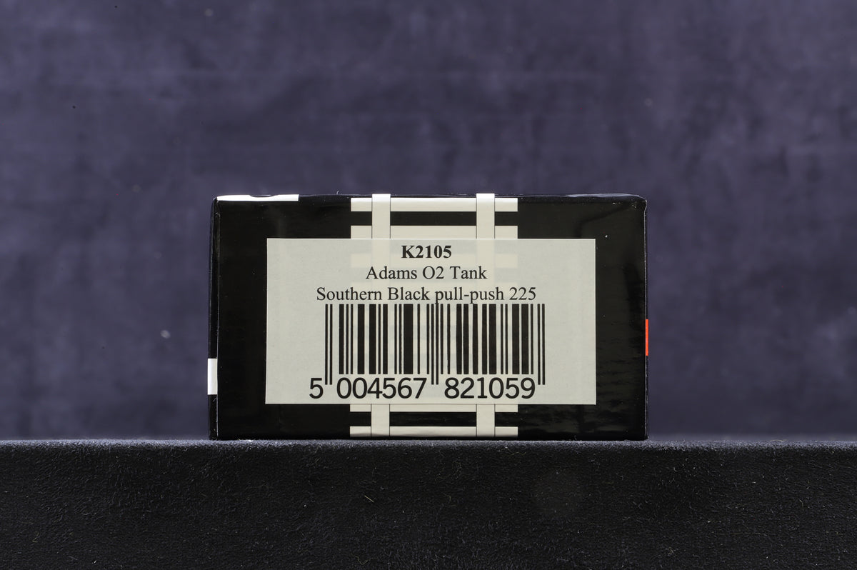 KMRC OO K2105 Adams O2 Tank No.225 in Southern Black with &#39;Sunshine&#39; Lettering and Push-Pull Equipment