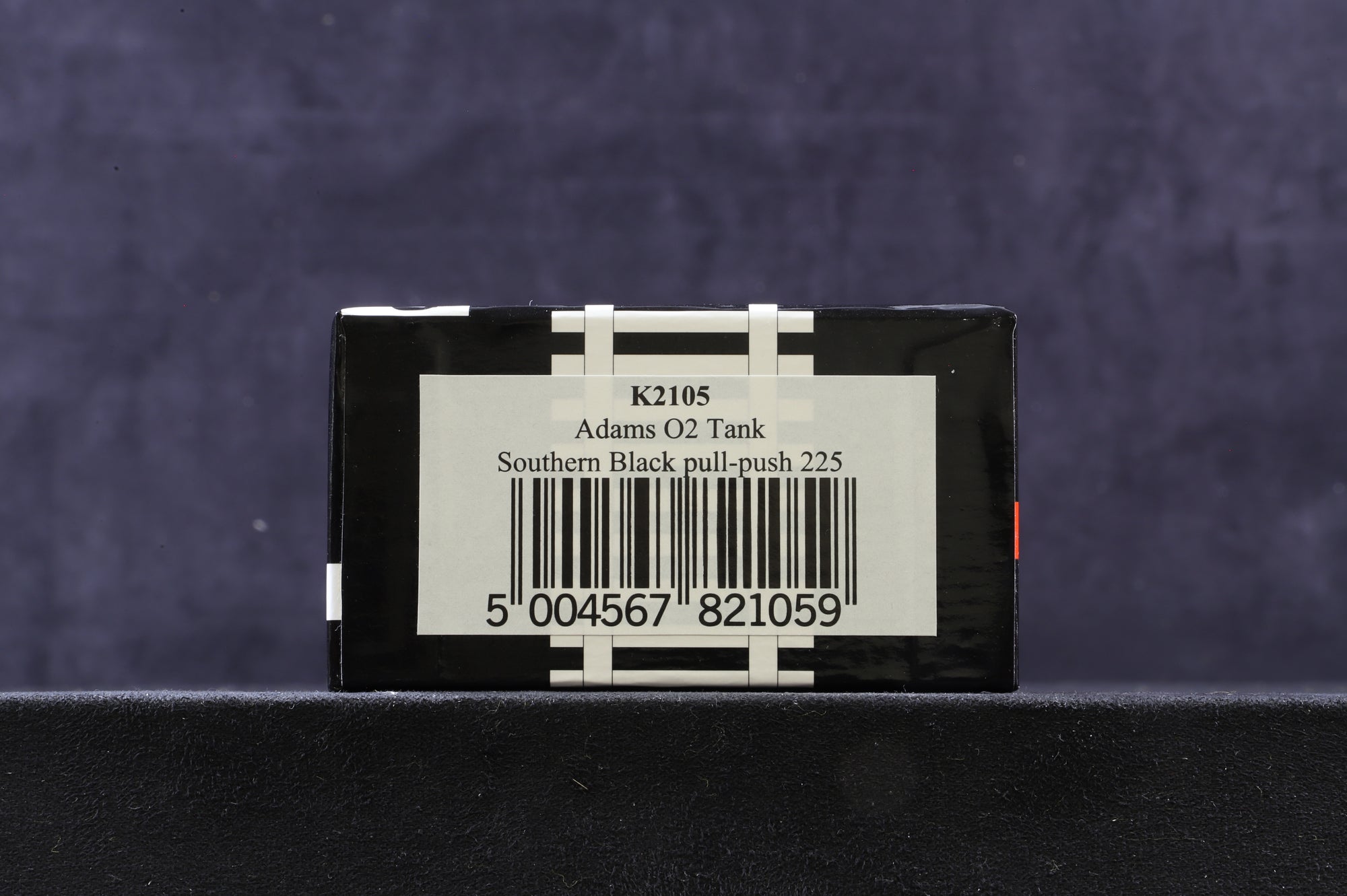 KMRC OO K2105 Adams O2 Tank No.225 in Southern Black with 'Sunshine' Lettering and Push-Pull Equipment