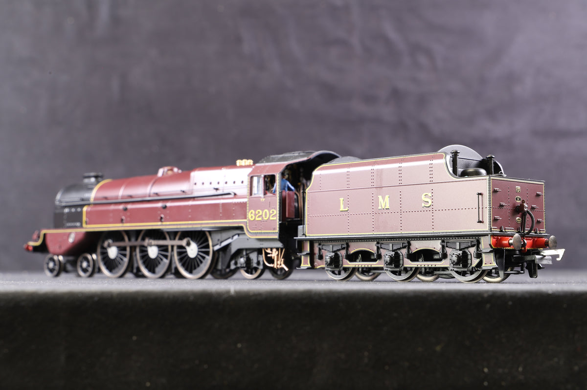 Hornby OO R30134TXS LMS Princess Royal Class &#39;The Turbomotive&#39; 40602 &#39;6202&#39;, DCC Sound