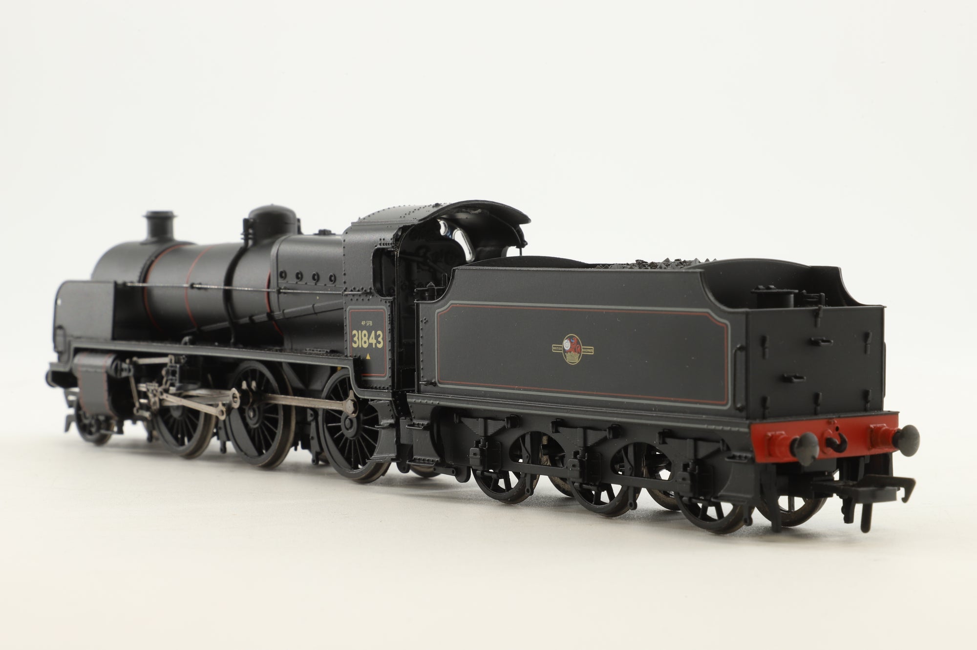 Bachmann OO 32-154 N Class '31843' BR Lined Black 4MT Chimney