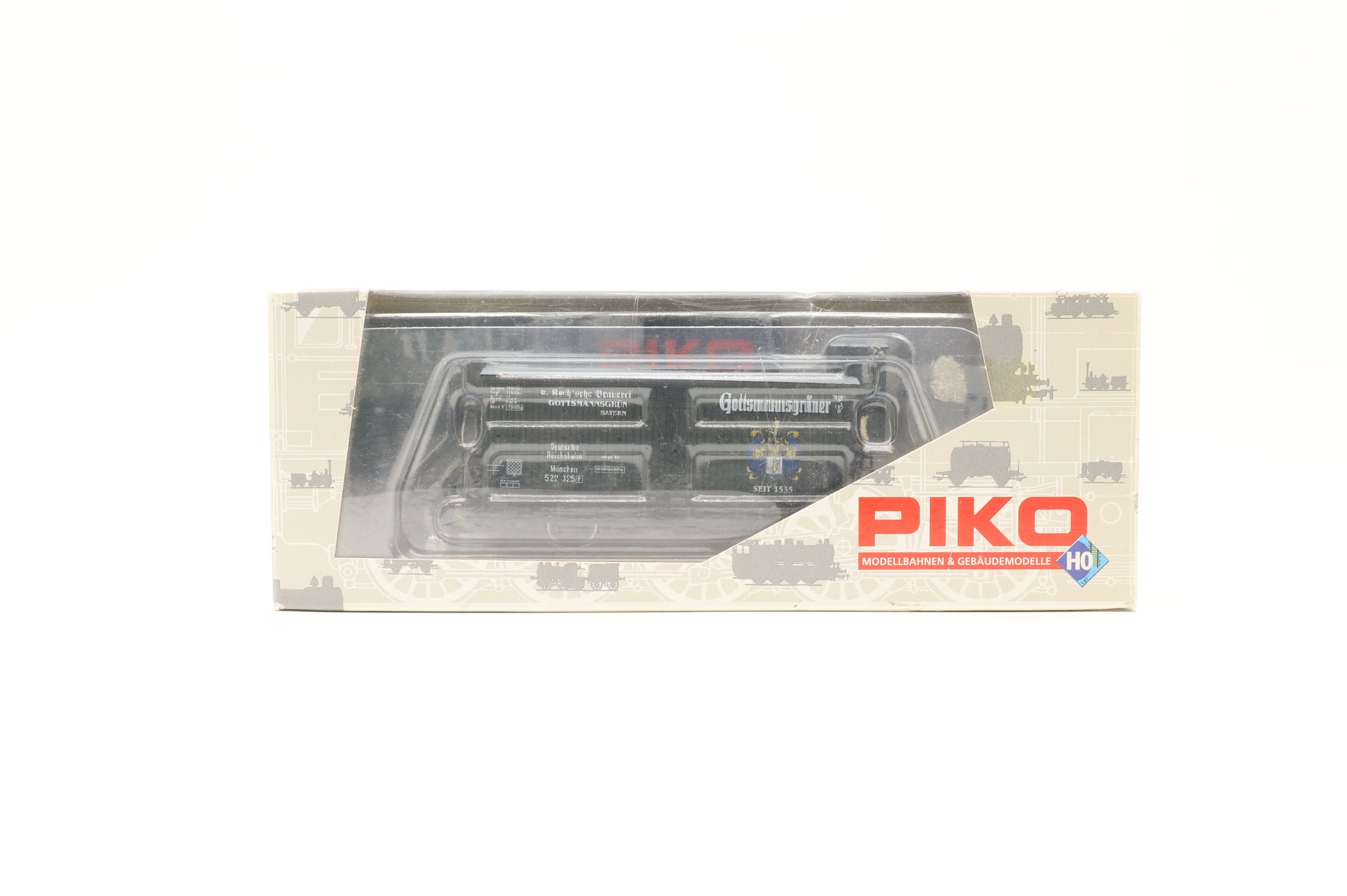 Piko/Dingler Models HO Rake Of 4 Assorted Wagons Inc. 54942 & 54897