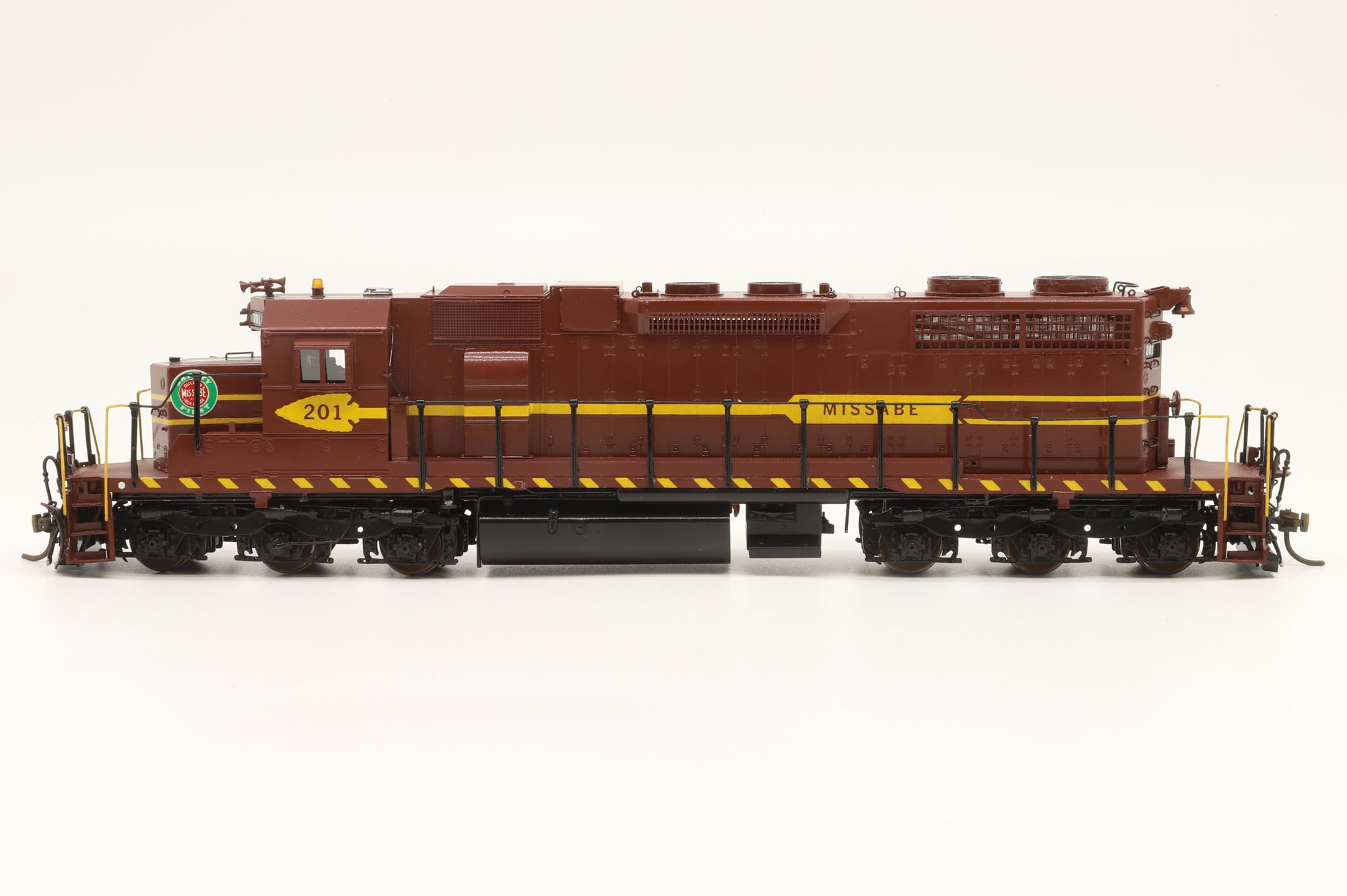 Overland Models/Ajin Precision HO Brass SD38AC #201 in DM&IR Livery - DCC