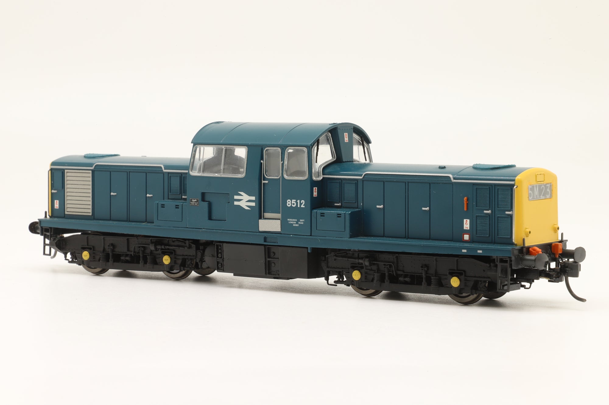 Heljan OO Derby Research 'D8512' Blue with Full Yellow Ends, Dummy Loco