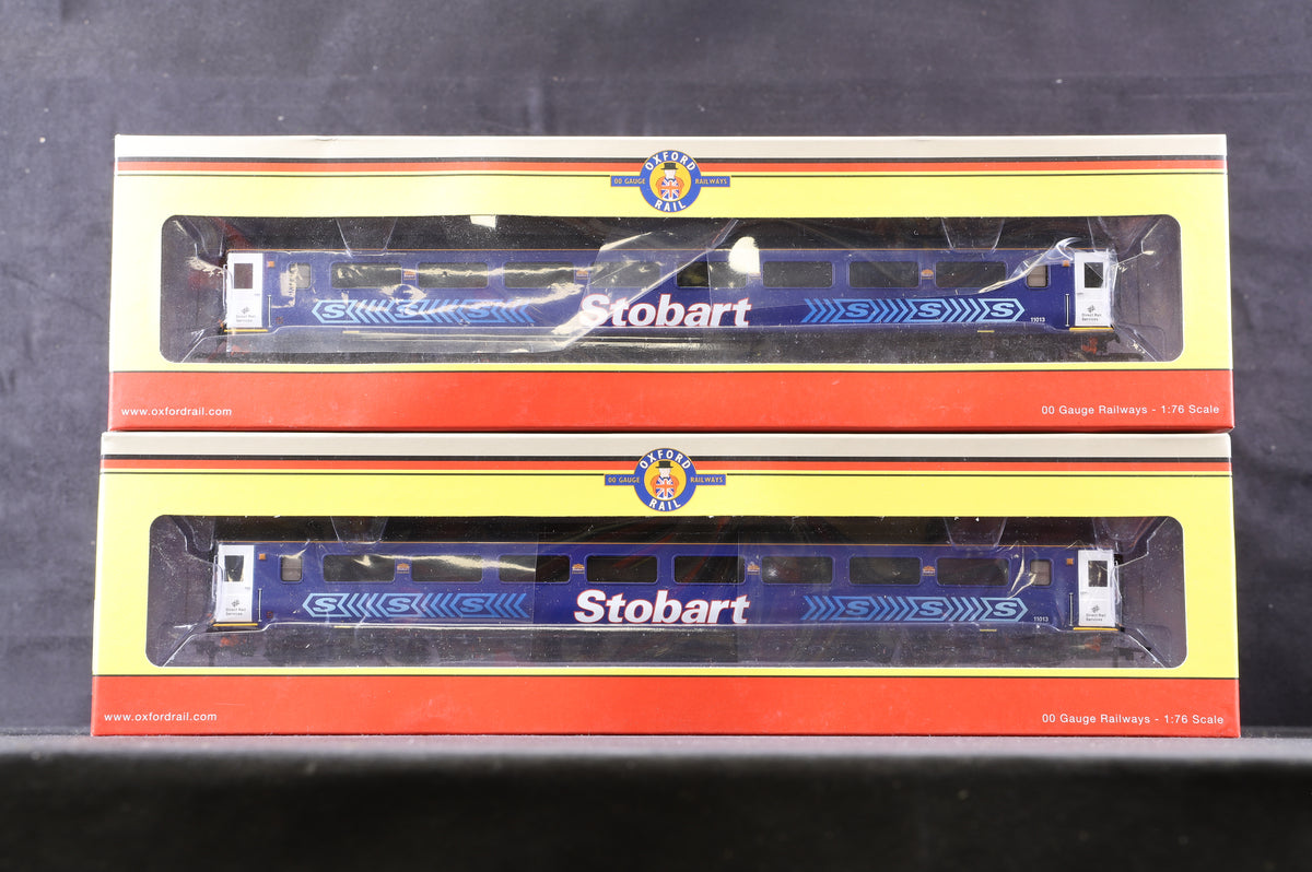 Oxford Rail OO OR763FO004 Rake of 5 Mk3 Stobart Rail Coaches &#39;11013&#39;