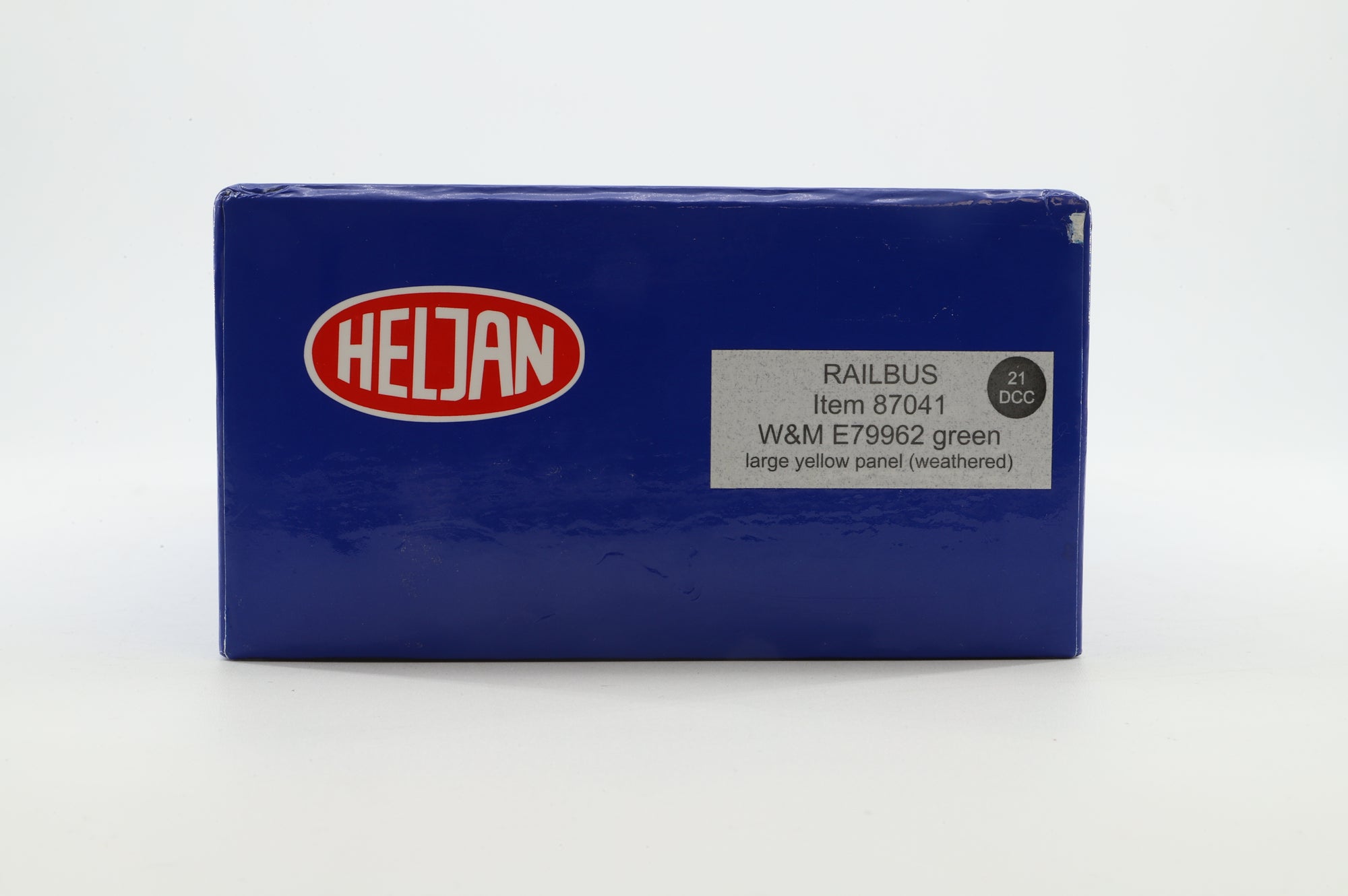 Heljan OO 87041 W&M Railbus E79962 in BR Green w/ Yellow Panel - Weathered