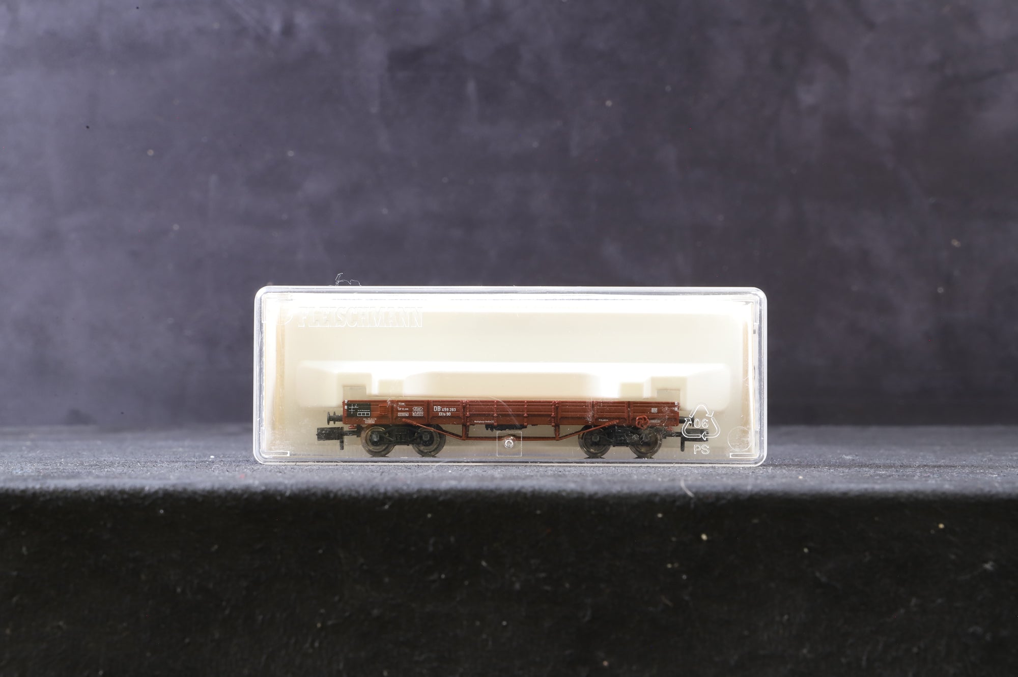 Fleischmann N 8262 Rake of 8 DB Low Sided Wagons