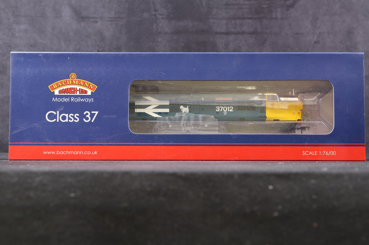 Bachmann OO 32-790A Class 37/0 &#39;37012&#39; &#39;Loch Rannoch&#39; BR Blue Large Logo