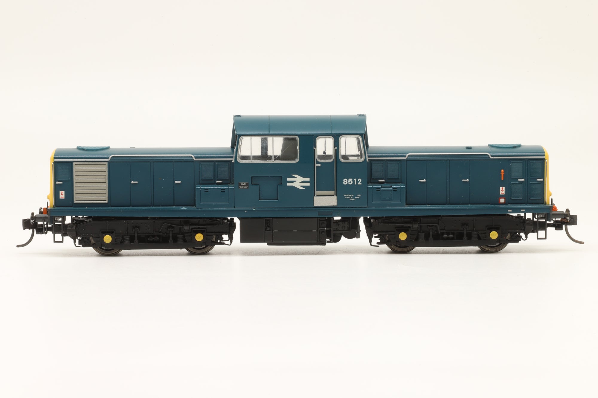 Heljan OO Derby Research 'D8512' Blue with Full Yellow Ends, Dummy Loco