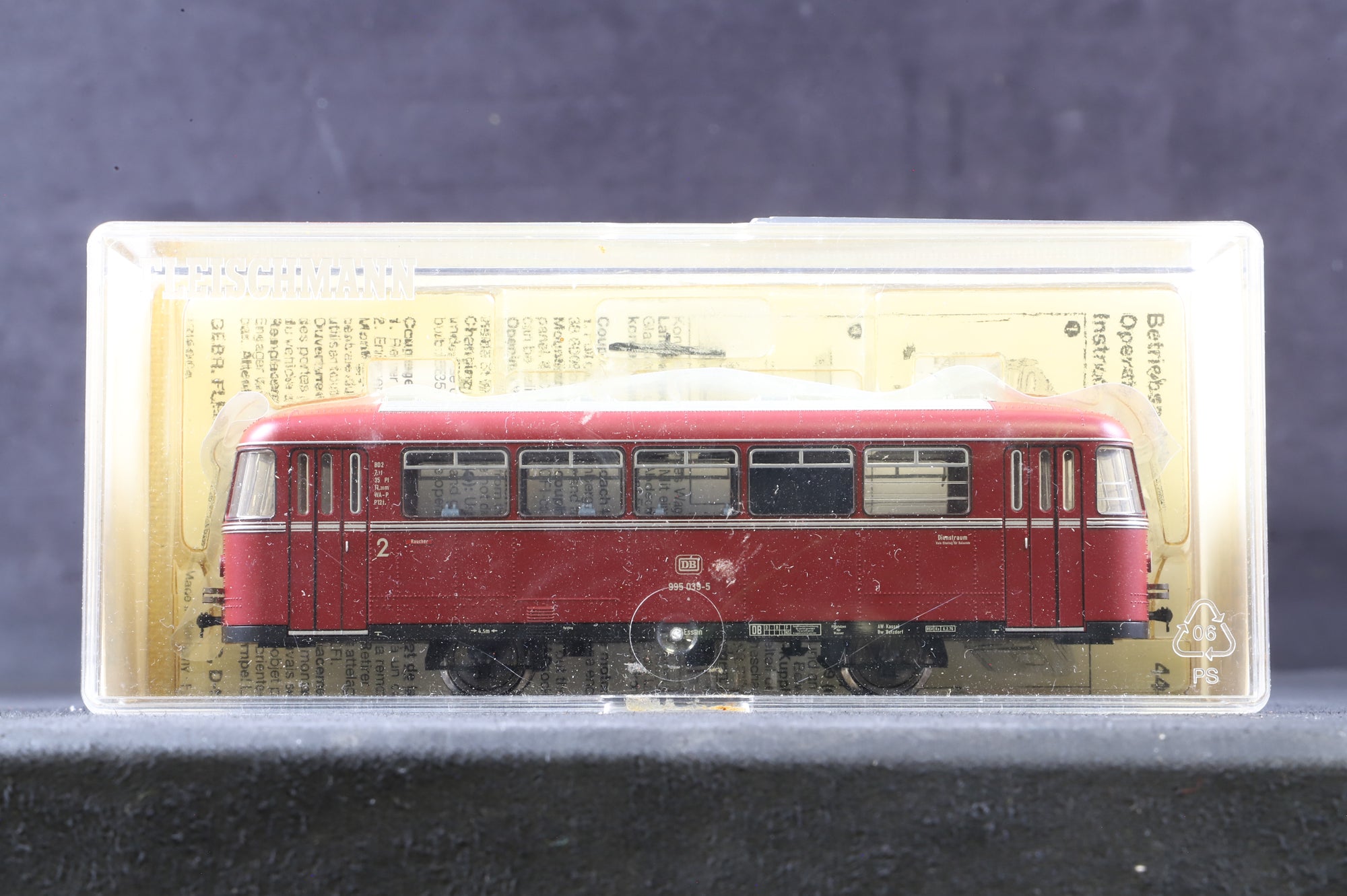 Fleischmann HO 4408 BR Class 995 '995 039-5' Railbus Trailer DB Dummy