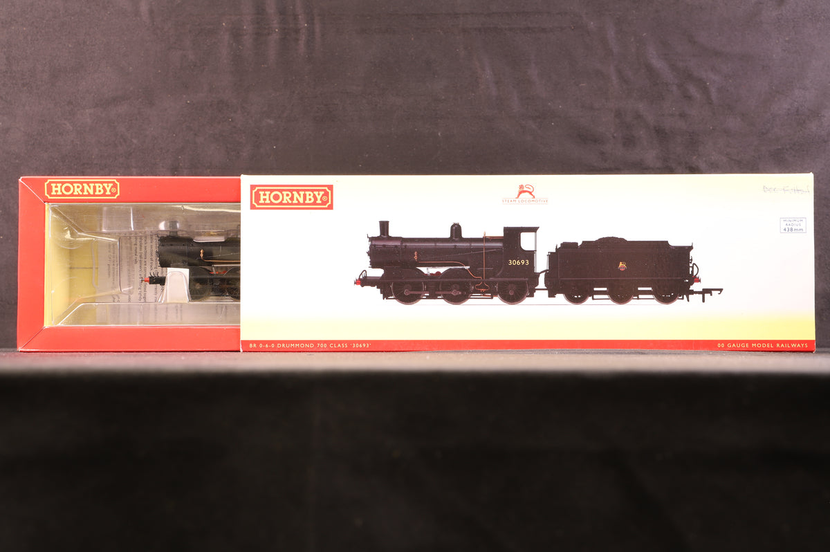 Hornby OO R3240 0-6-0 Drummond 700 &#39;30693&#39; BR Plain Black E/C