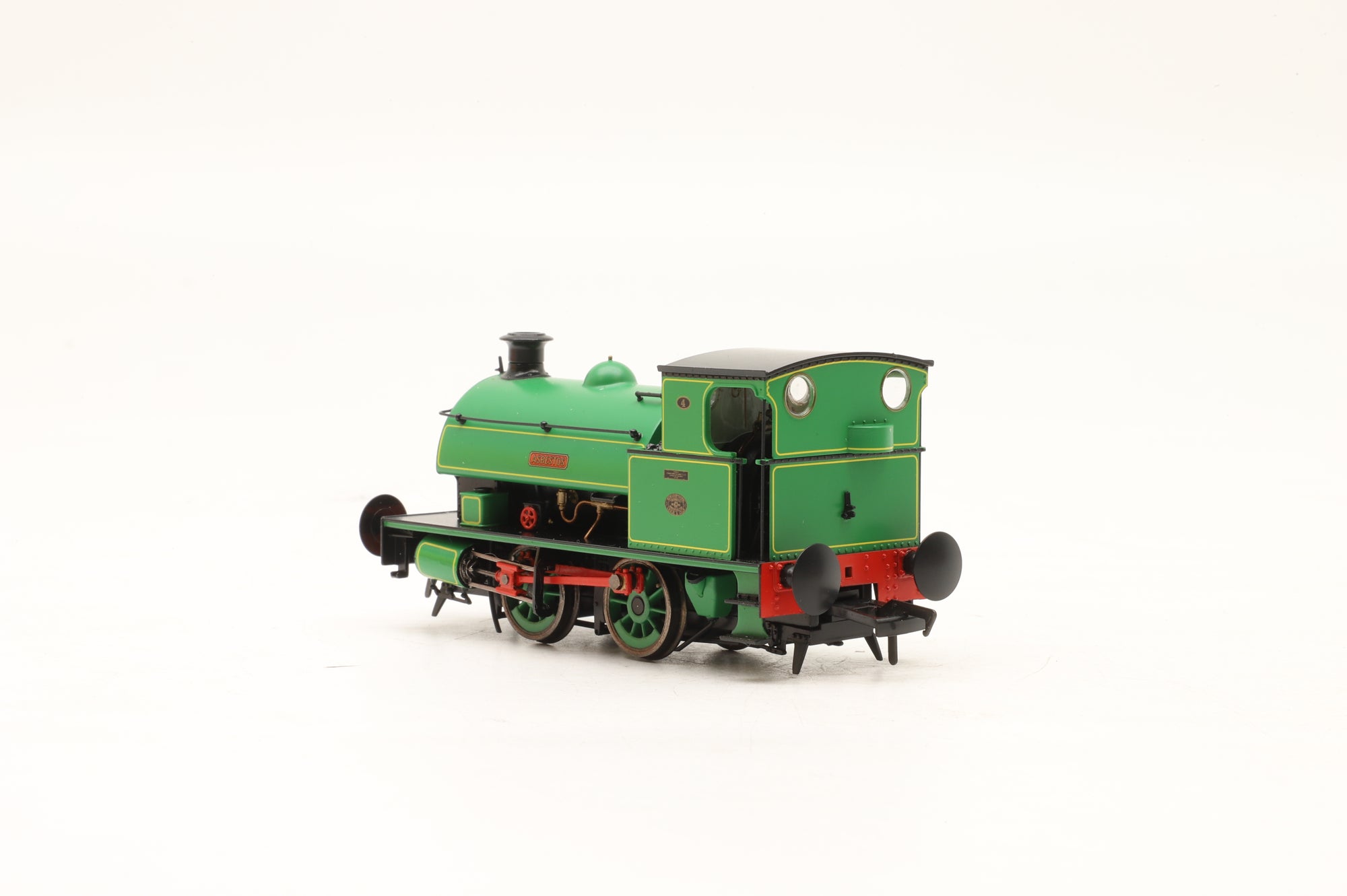 Dapol OO 4S-024-001 Hawthorn Leslie 040 Green Lined Yellow 'Asbestos' No. 4