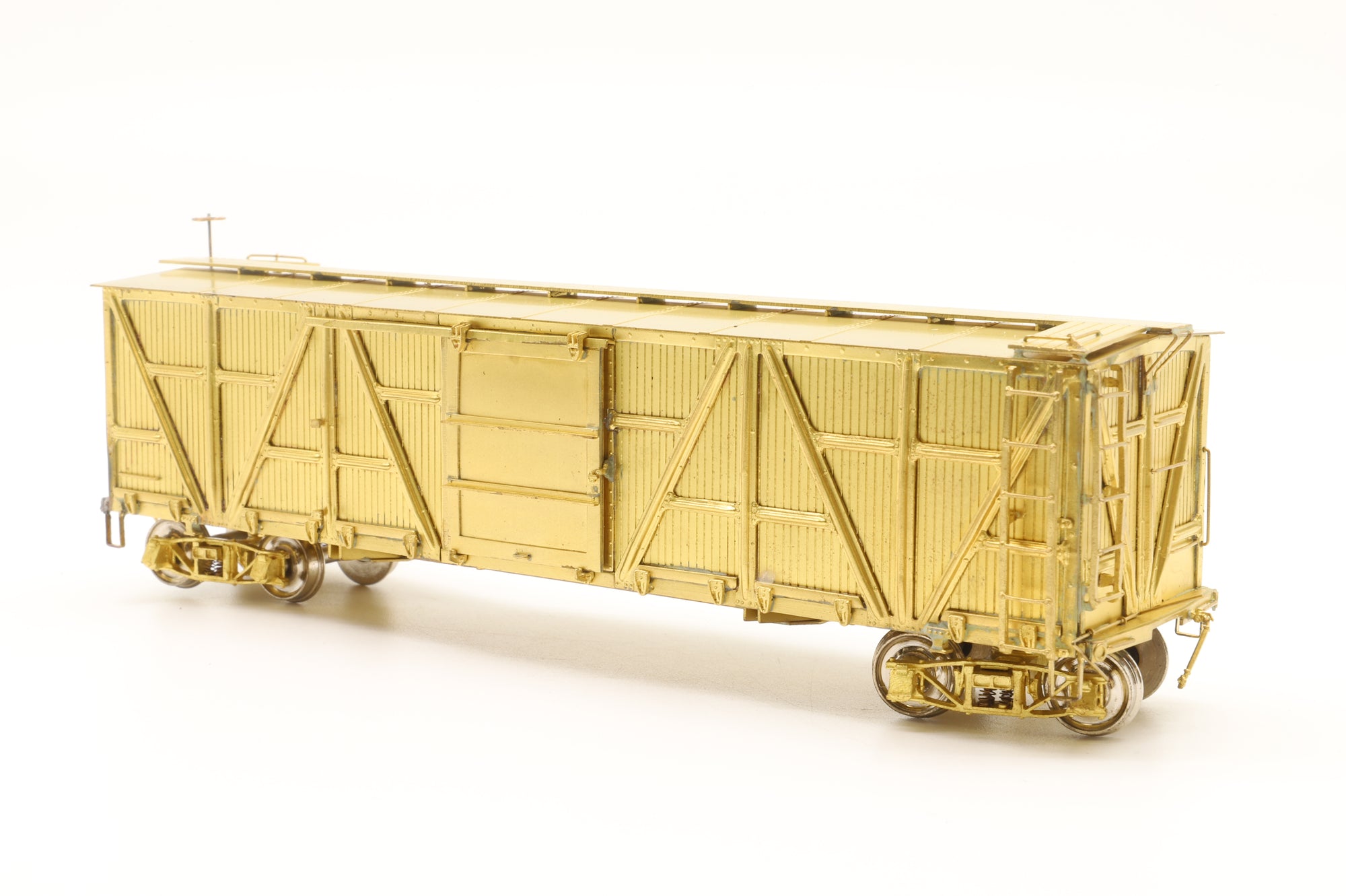 Overland Models HO Brass F.G.E.X. Refrigerator Car Unpainted