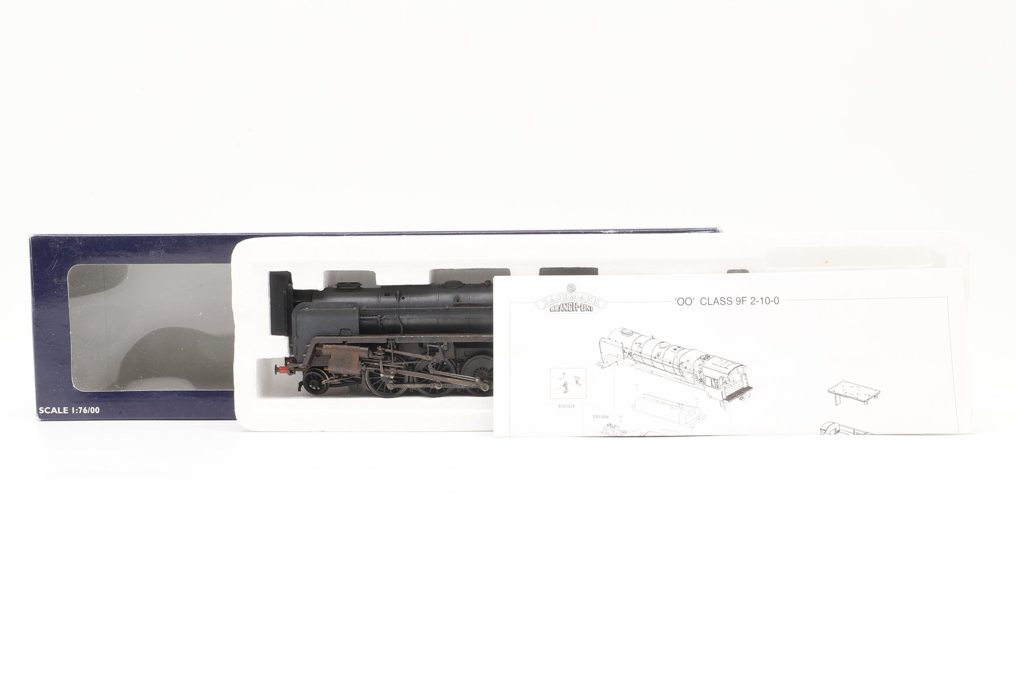 Bachmann OO 32-851 9F 2-10-0 Standard '92192' D/Chimney BR Late Crest Black BR1F Tender Weathered DCC Fitted