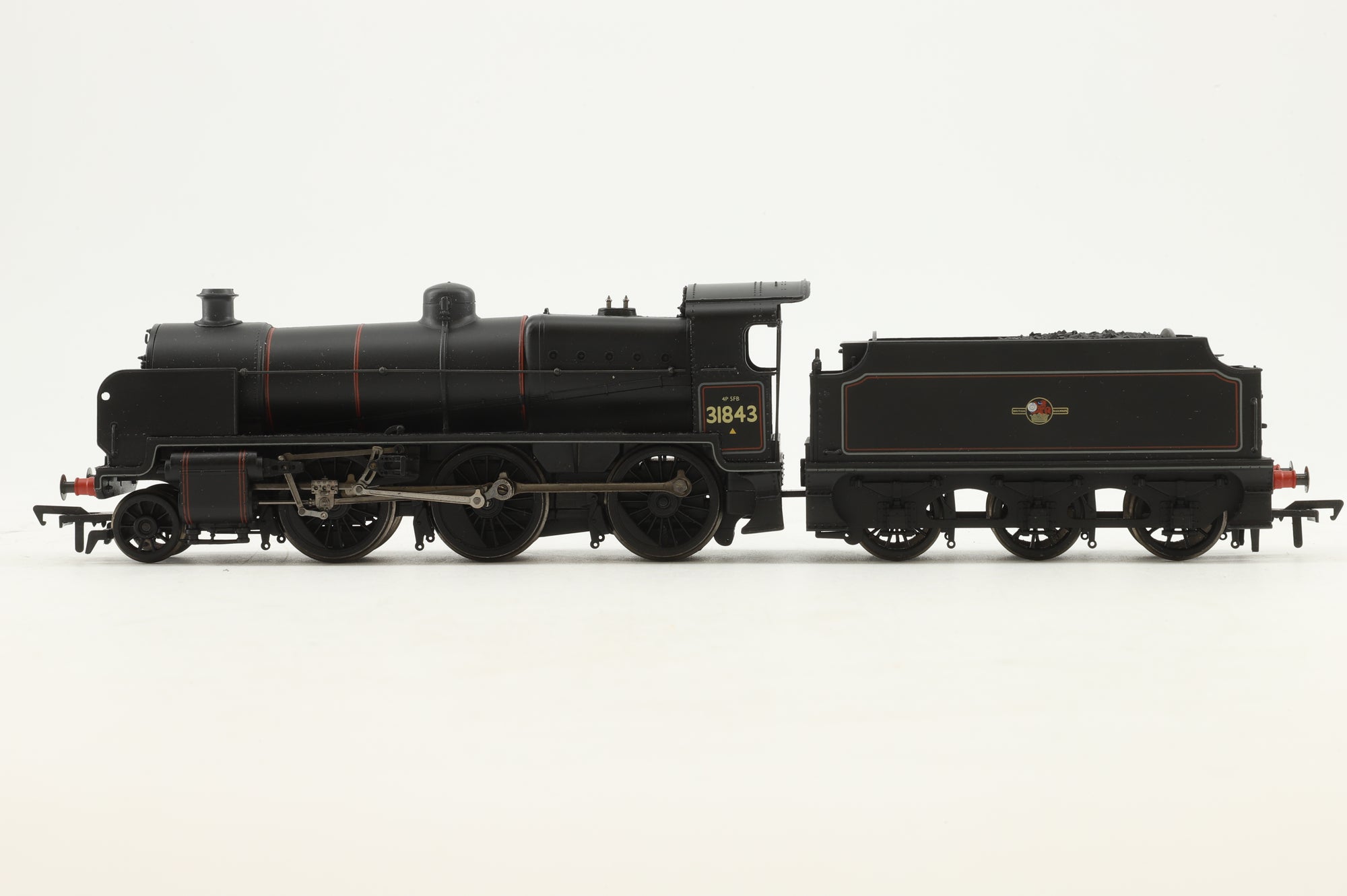 Bachmann OO 32-154 N Class '31843' BR Lined Black 4MT Chimney