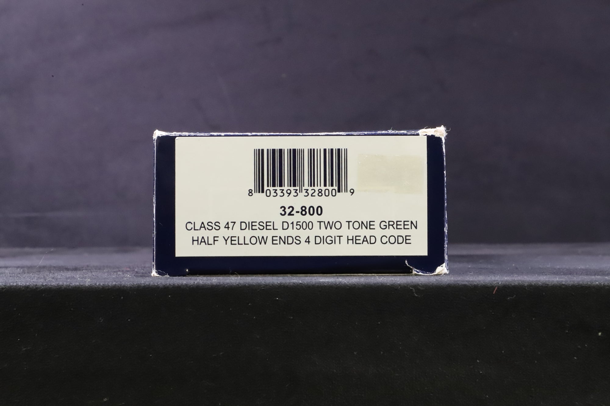 Bachmann OO 32-800 Class 47 D1500 in Two Tone BR Green w/ Small Yellow Ends & 4 Digit Head Code