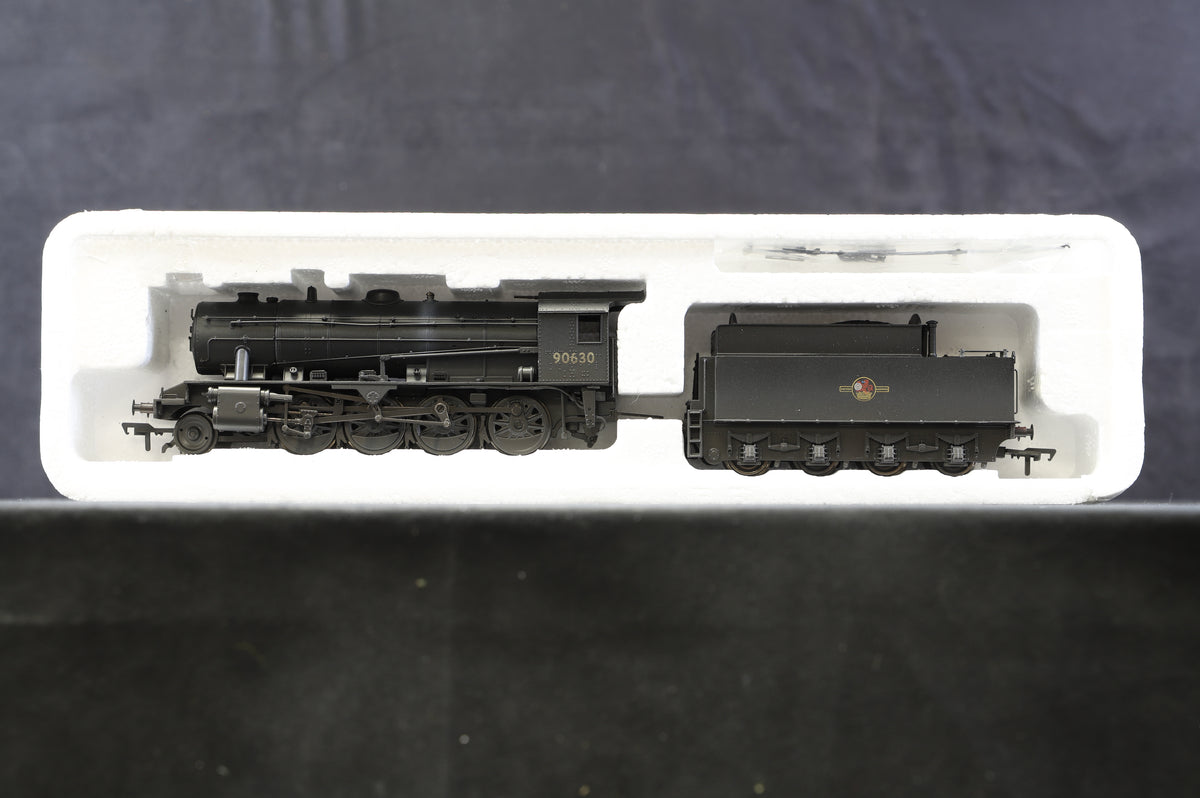 Bachmann OO 32-259 WD Austerity BR Black L/C &#39;90630&#39;, Weathered
