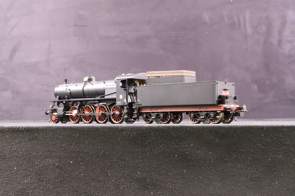 Rivarossi HO HR2459 Gr.744 Caprotti con tender a carrelli, Ep III-IVa, DCC Fitted