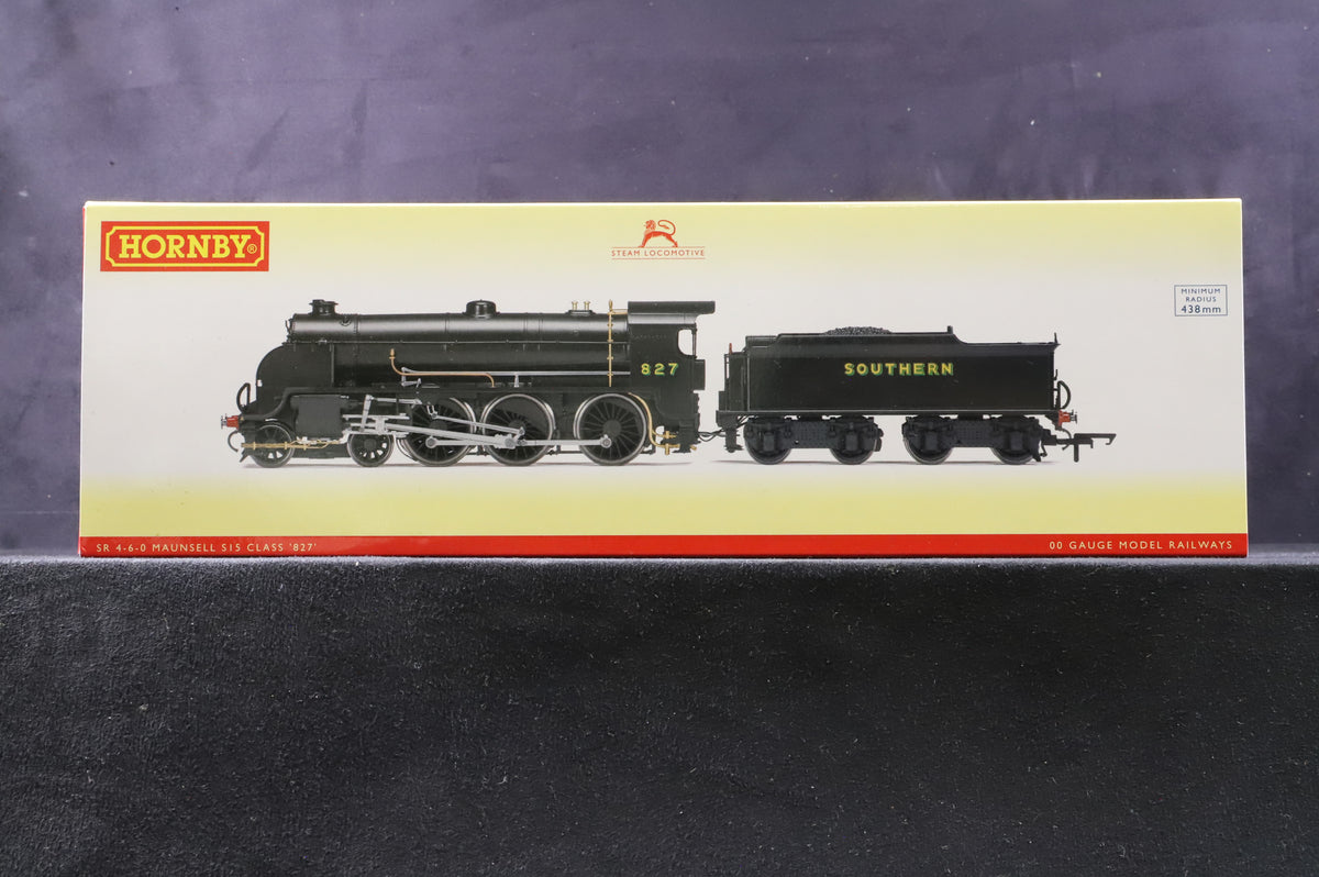 Hornby OO R3411 Class S15 &#39;827&#39; SR Black